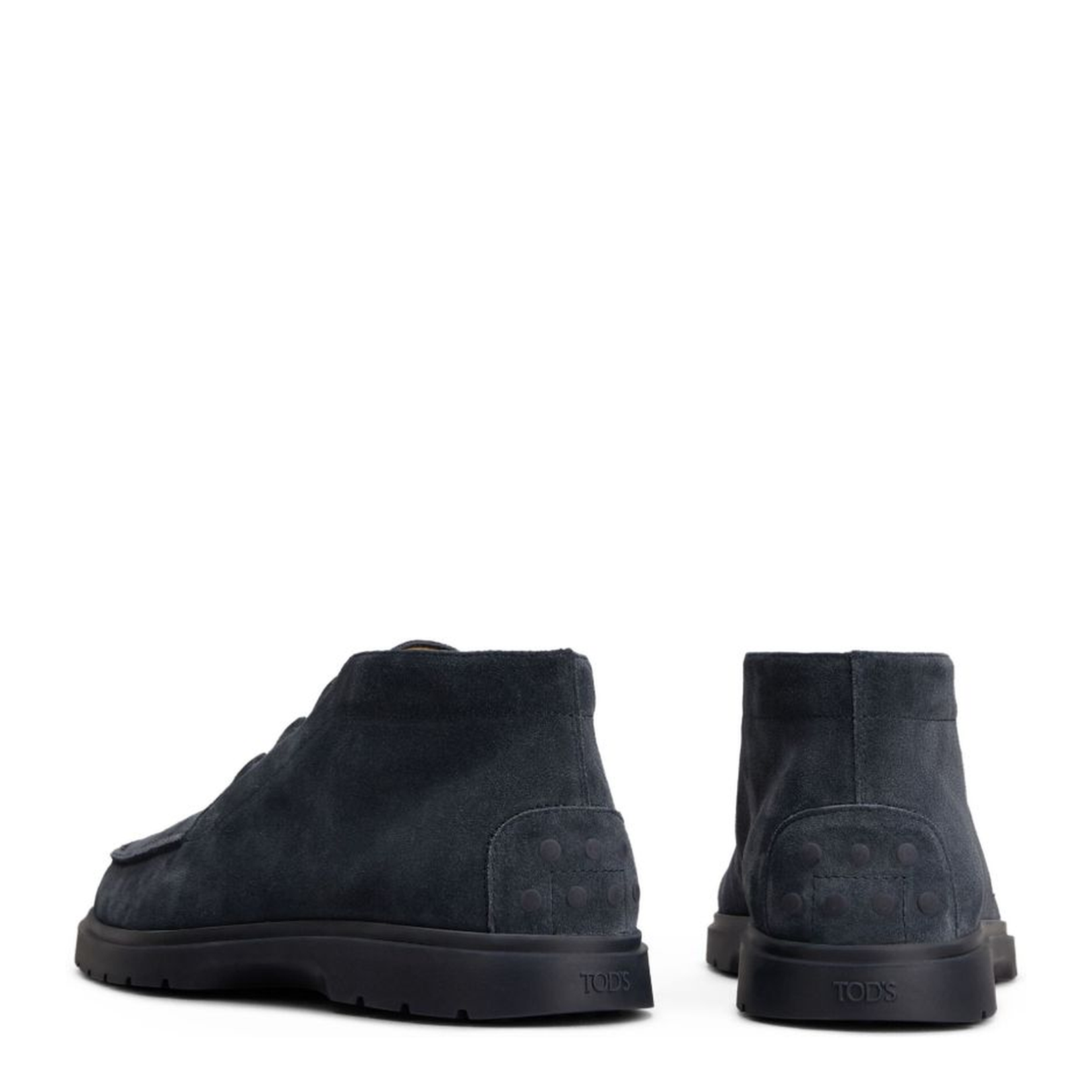 Blue Front Lace-Up Fastening Round Toe Branded Insole - Image 2