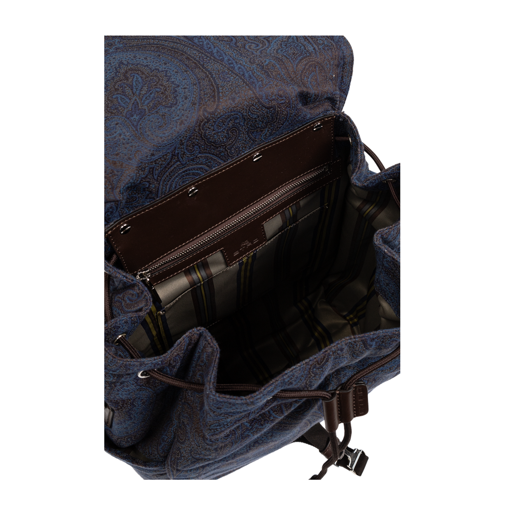 Pegaso Paisley Jacquard Backpack - Blue - Image 5