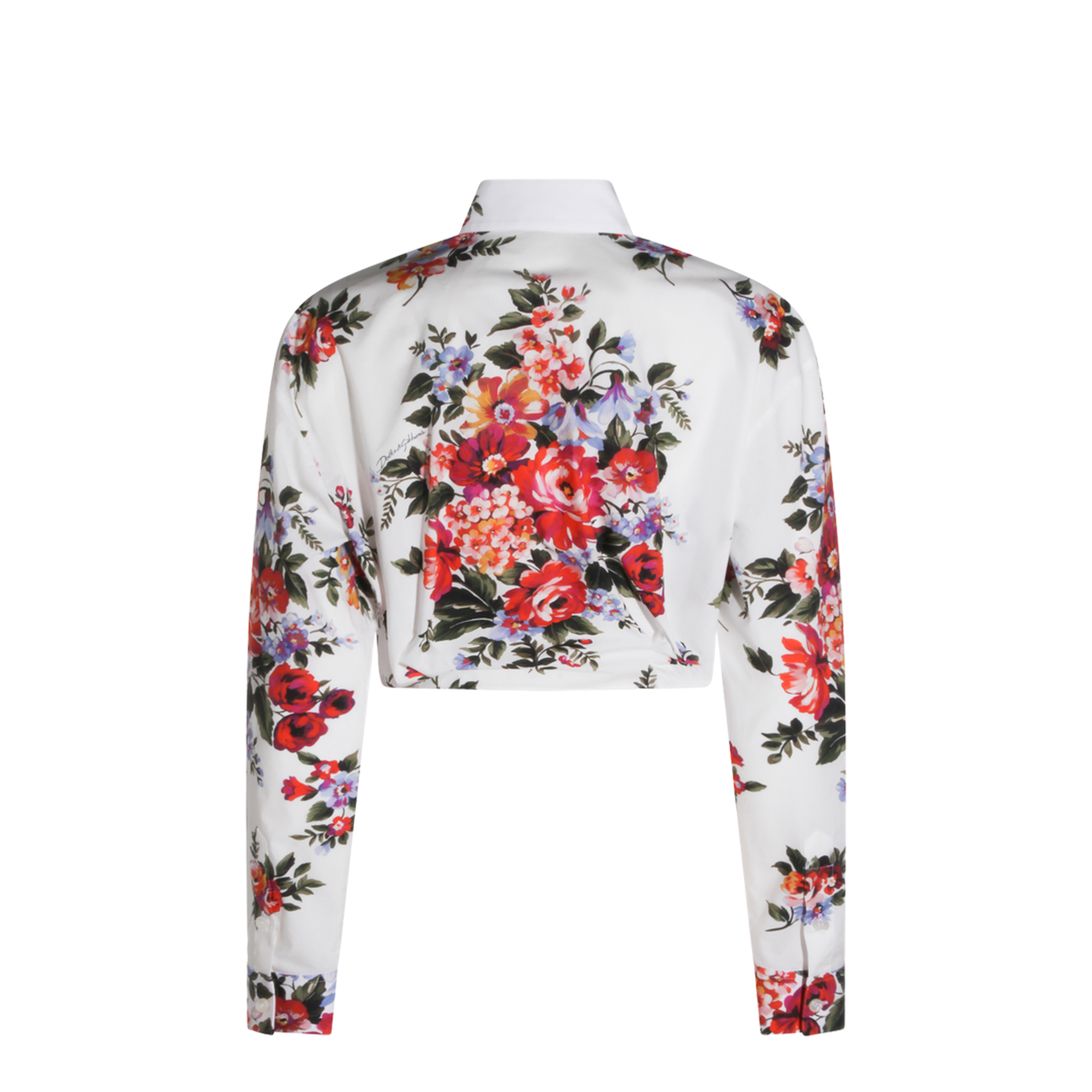 Floral Print Crop Shirt - Image 2