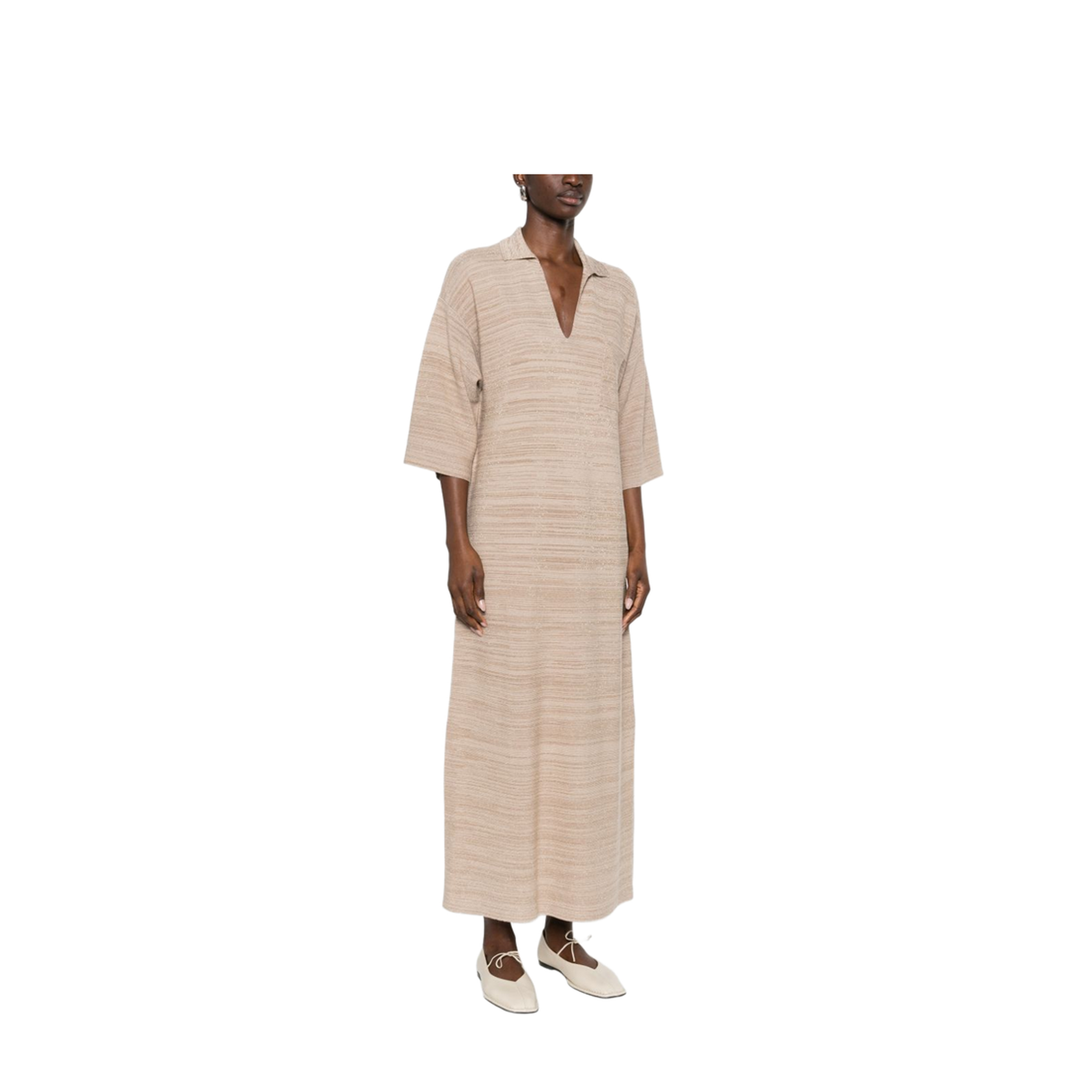 V-Neck Pocket Maxi Dress - Image 2