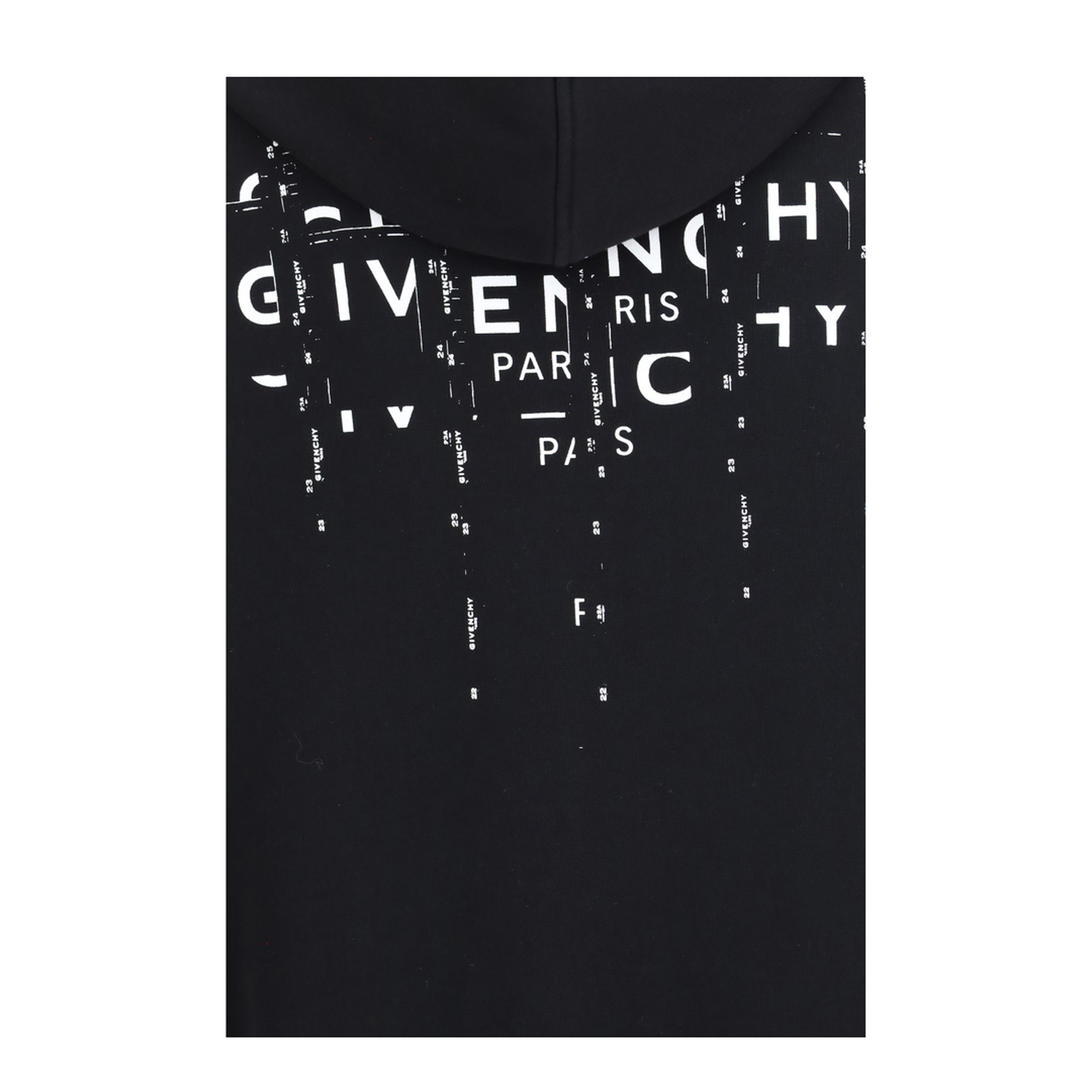 Photographic Negative Print Fleece Zip Hoodie - Image 3
