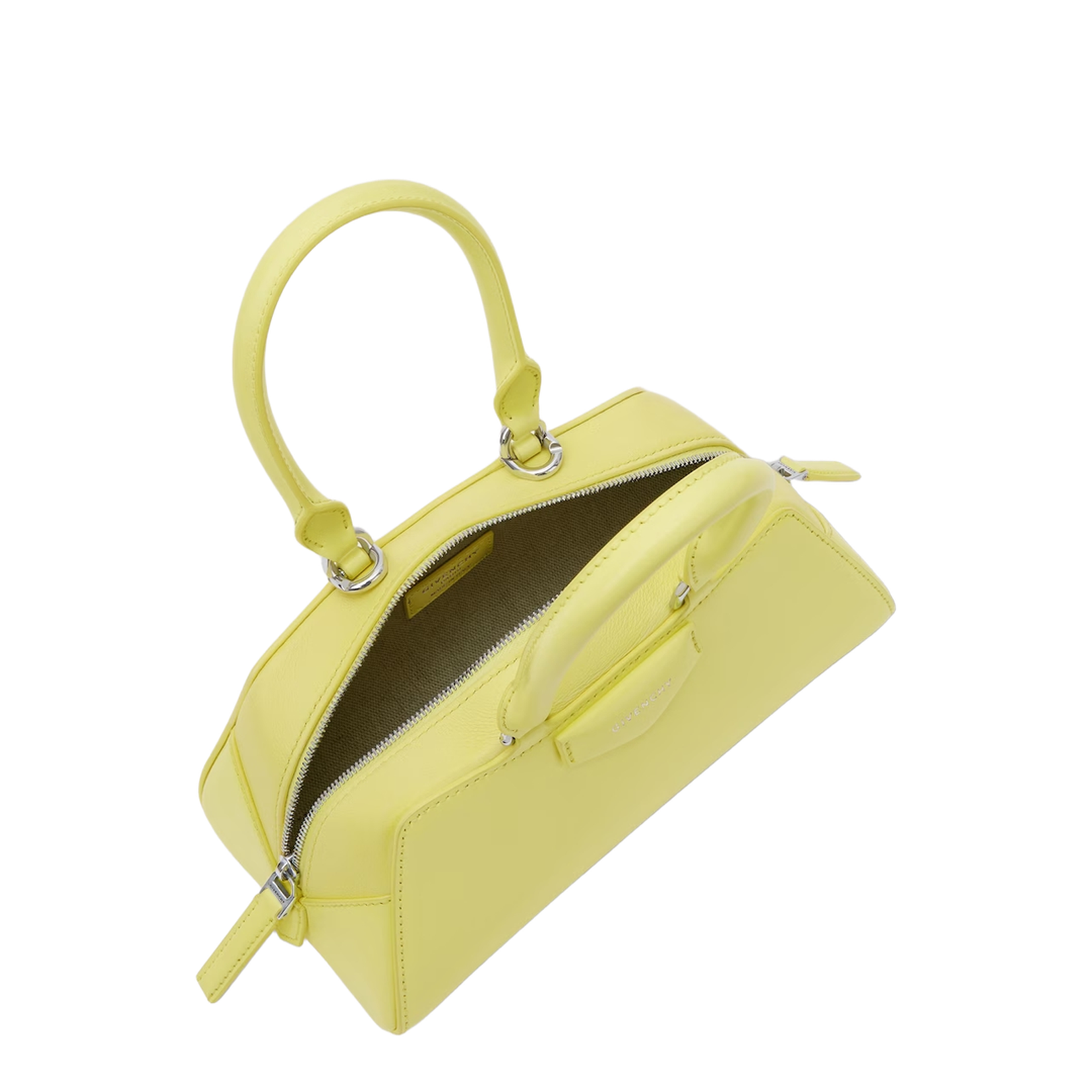 Antigona East-West Mini Bag - Acid Yellow - Image 3