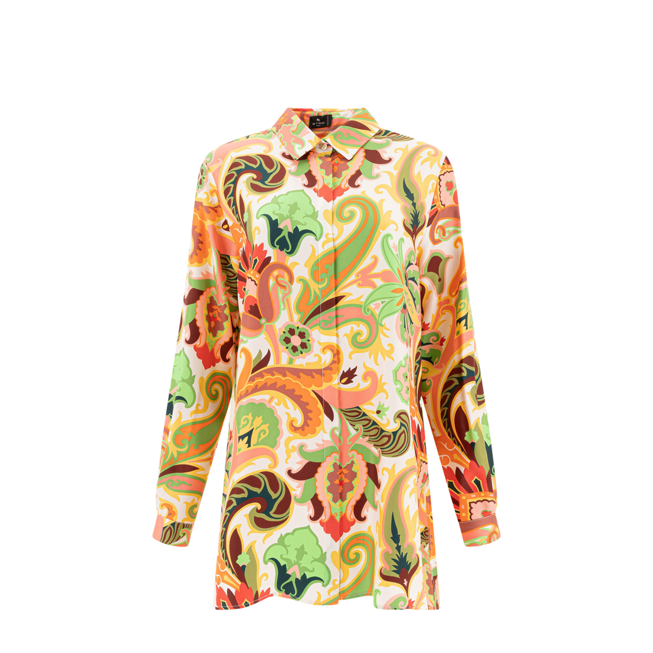 Silk Paisley Shirt - Image 1
