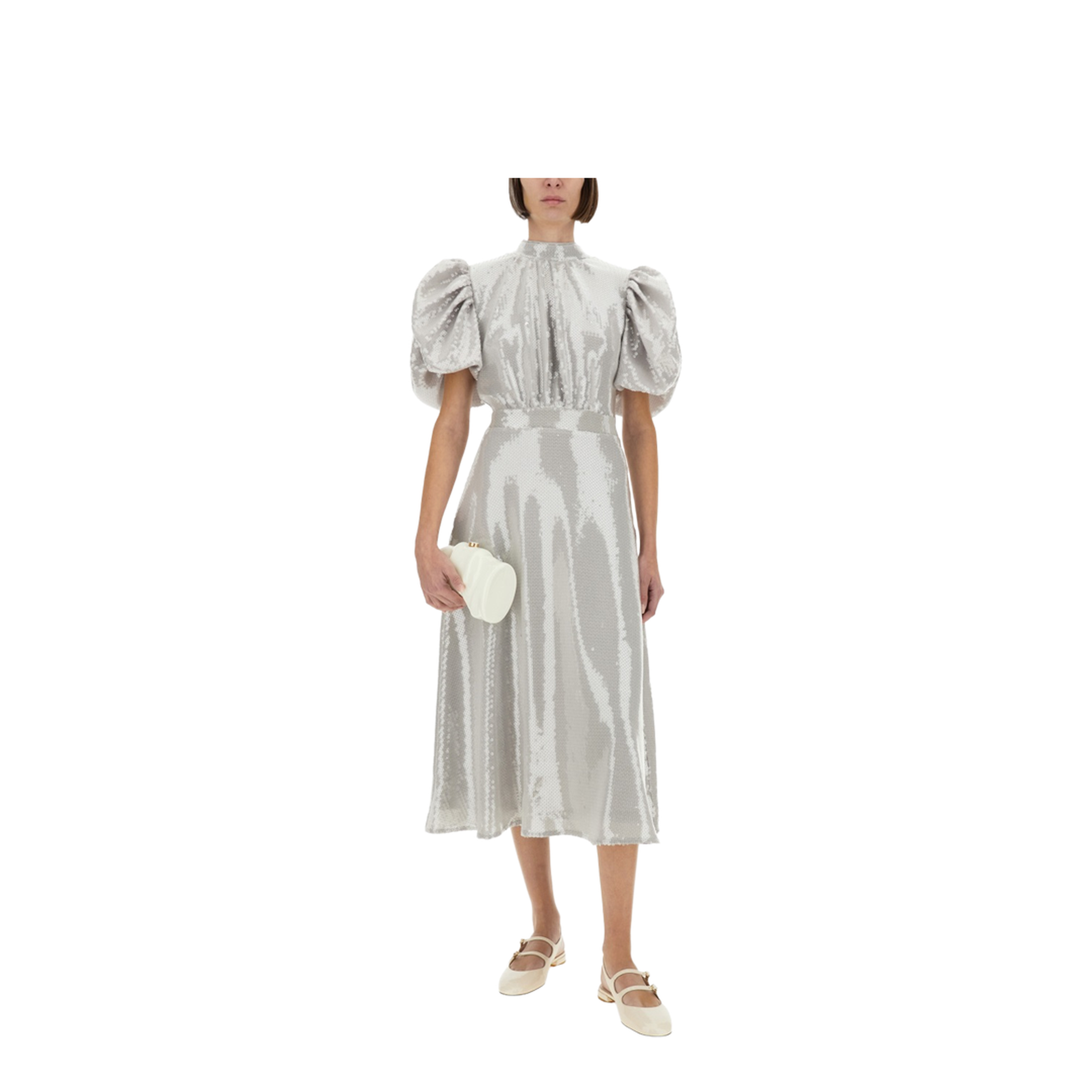 Midi Dress With Sequins - Image 2