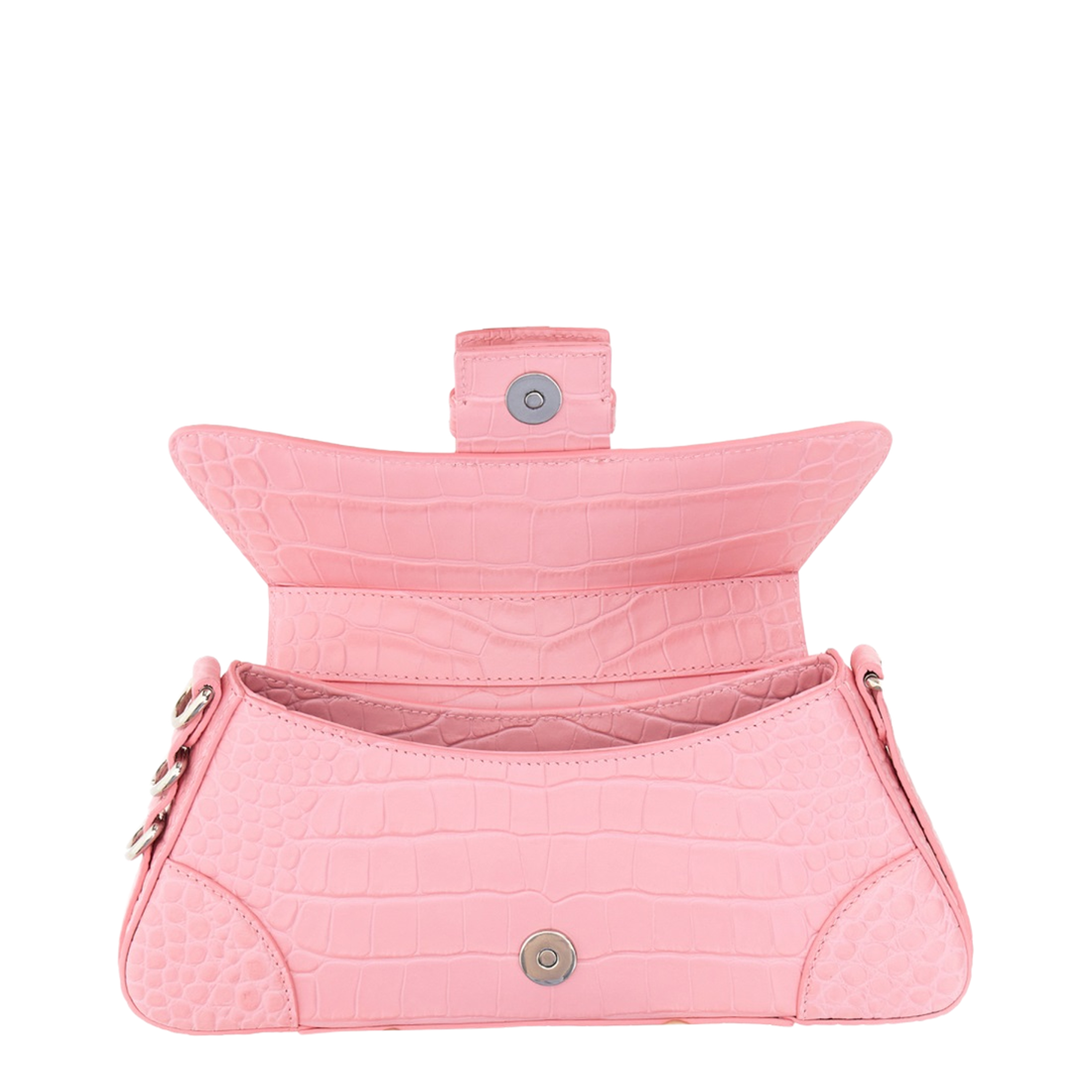 Lindsay Bag With Shoulder Strap In Pink Calfskin - Image 5