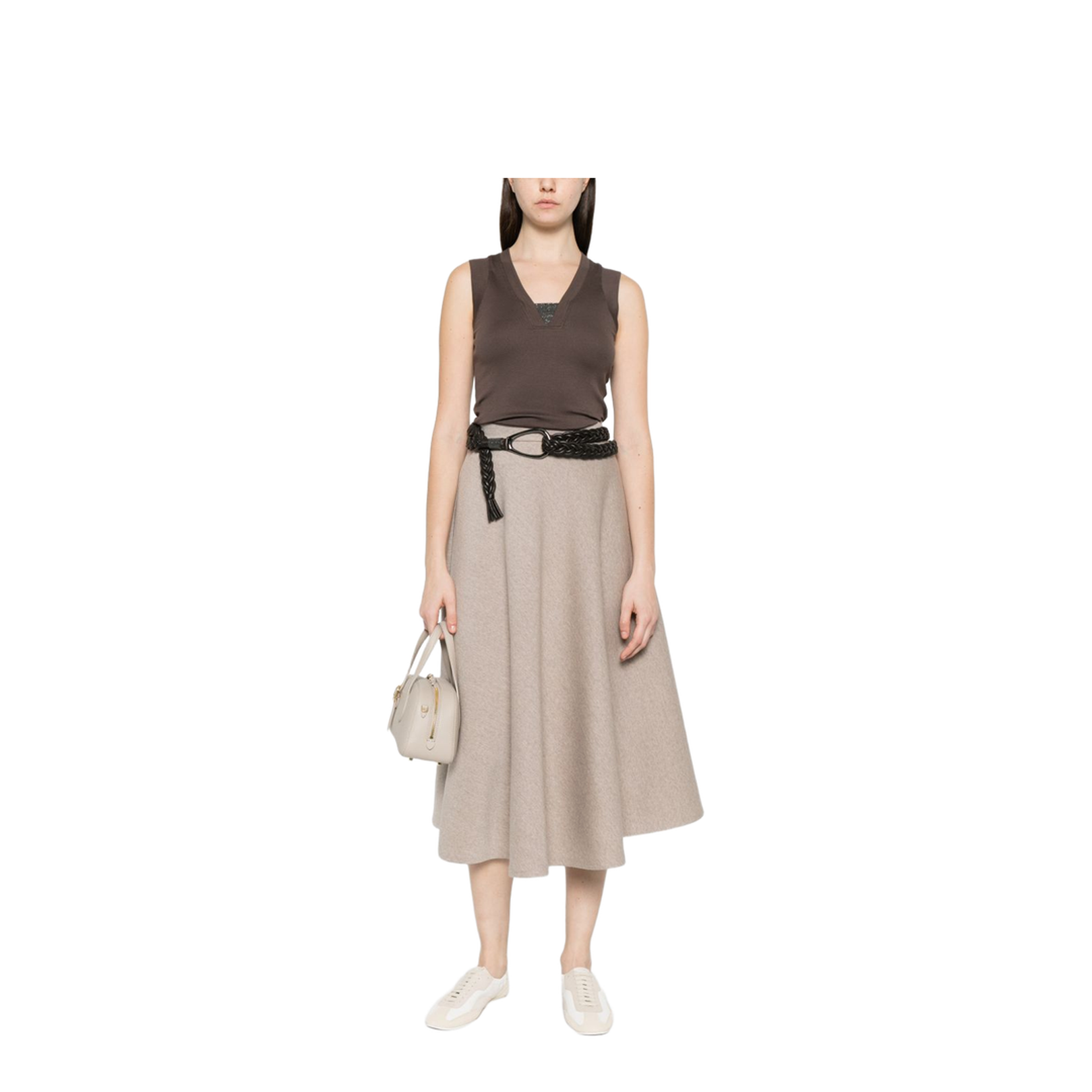 Women's Vest Brown - Image 4