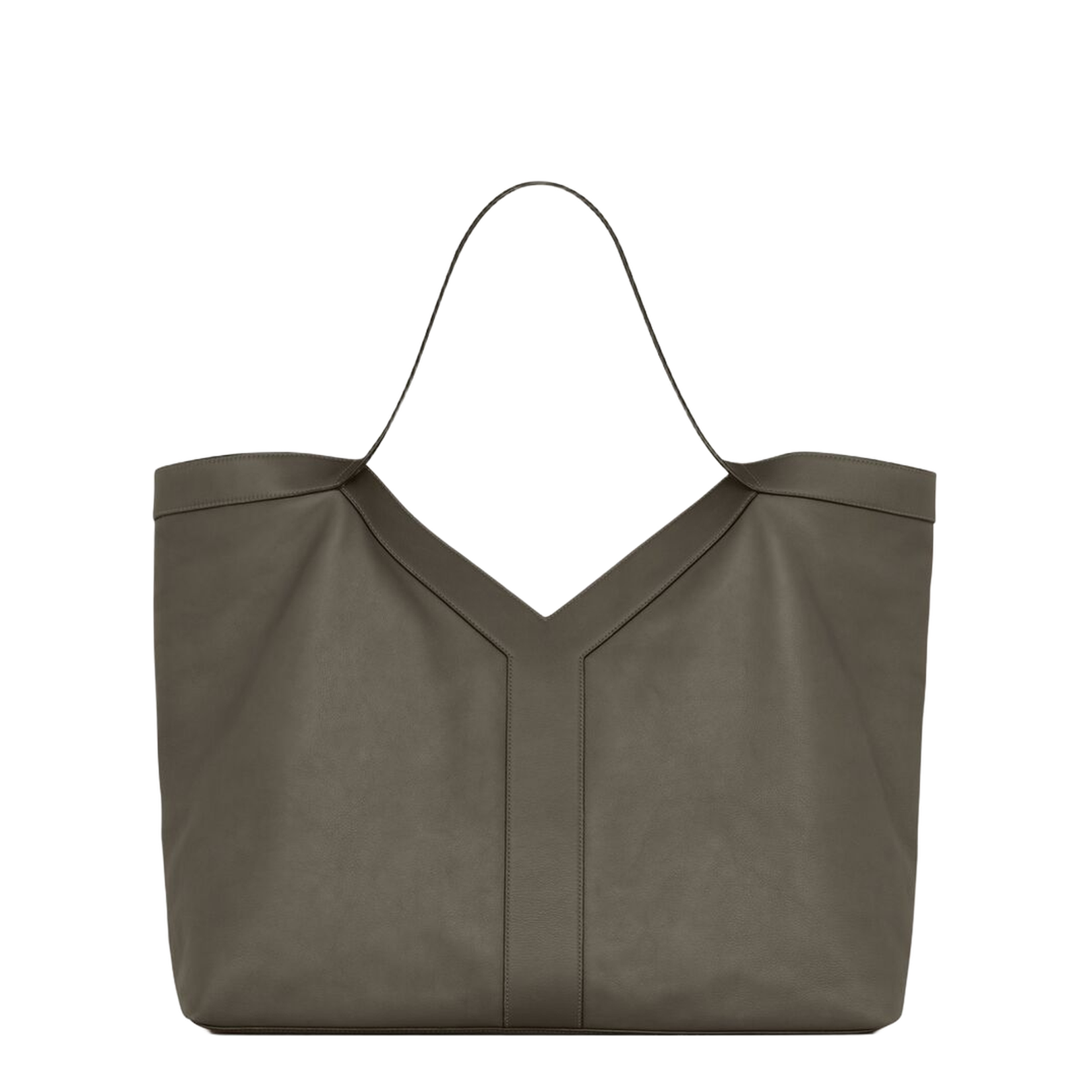 Large Tote in Smooth Leather - Image 4