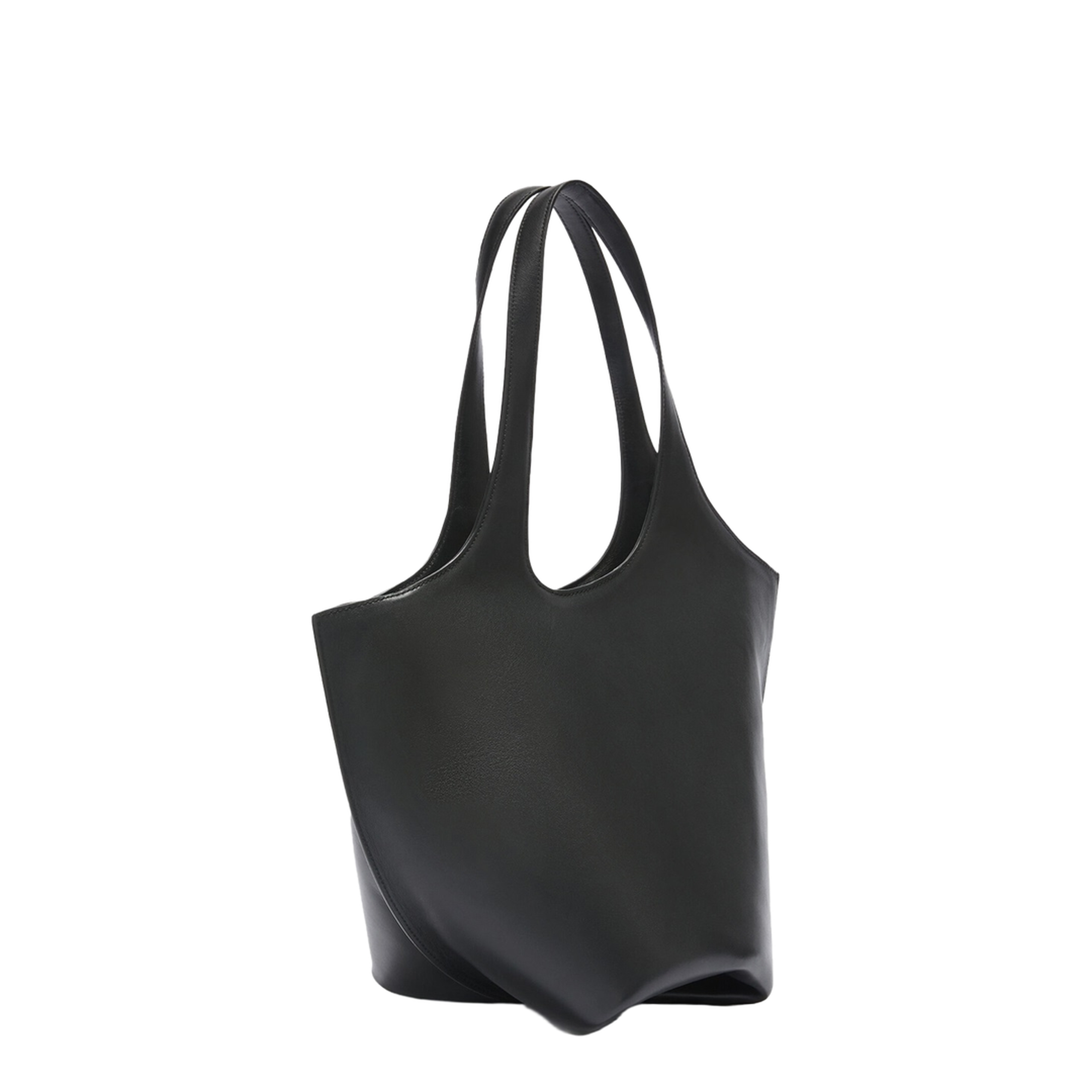 Calf Leather Shoulder Bag - Black - Image 3