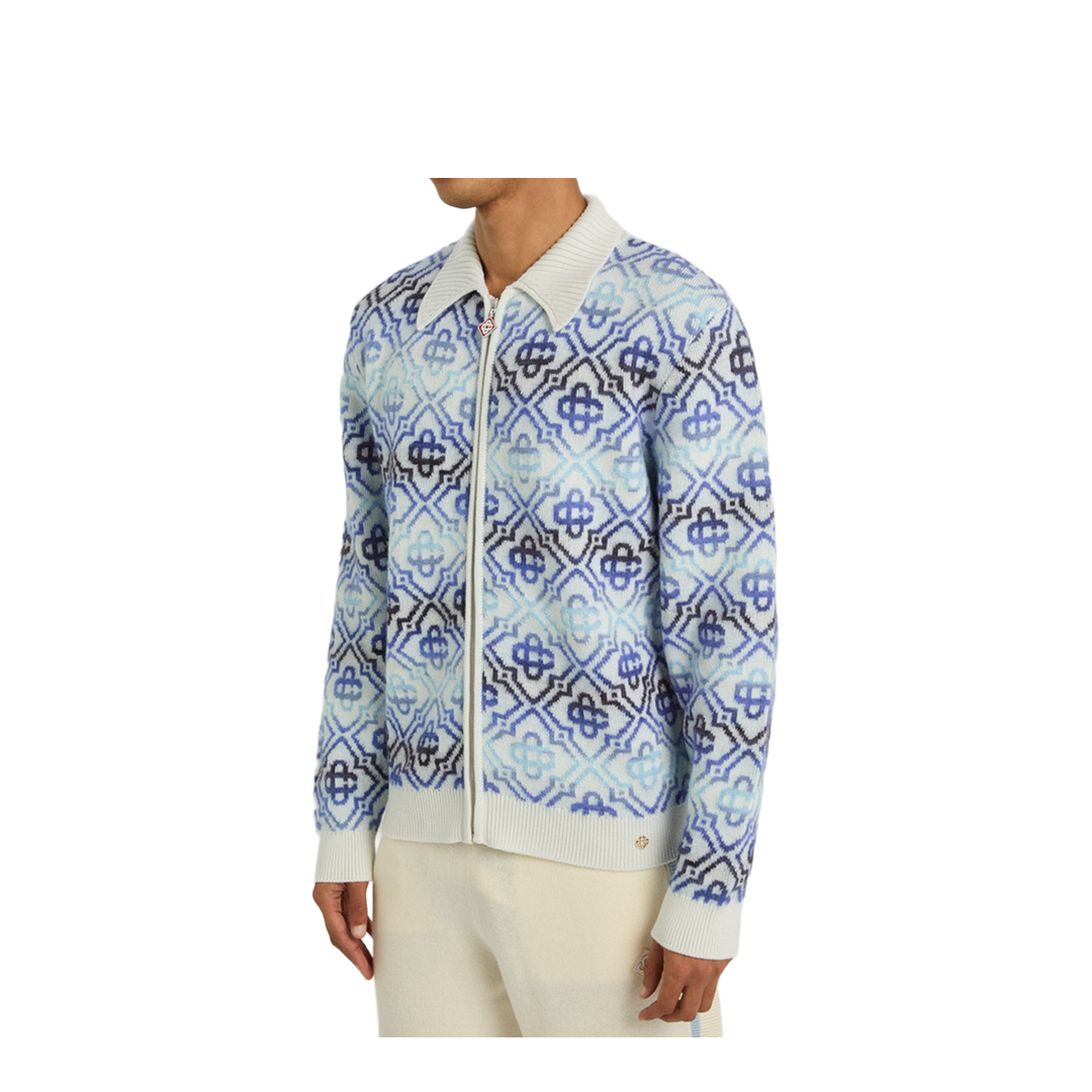 Space Dye Zip Sweater - Image 2