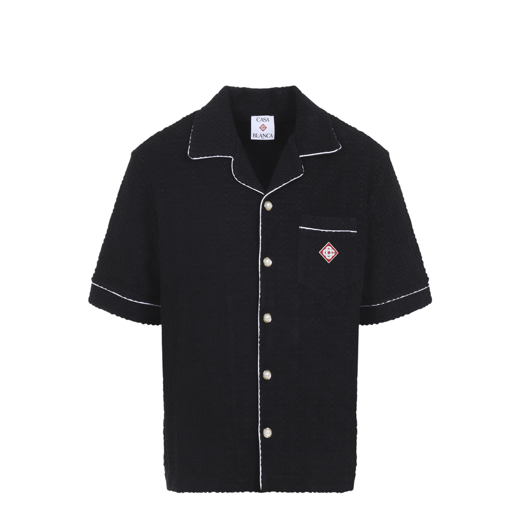 Towelling Monogram Shirt - Image 2