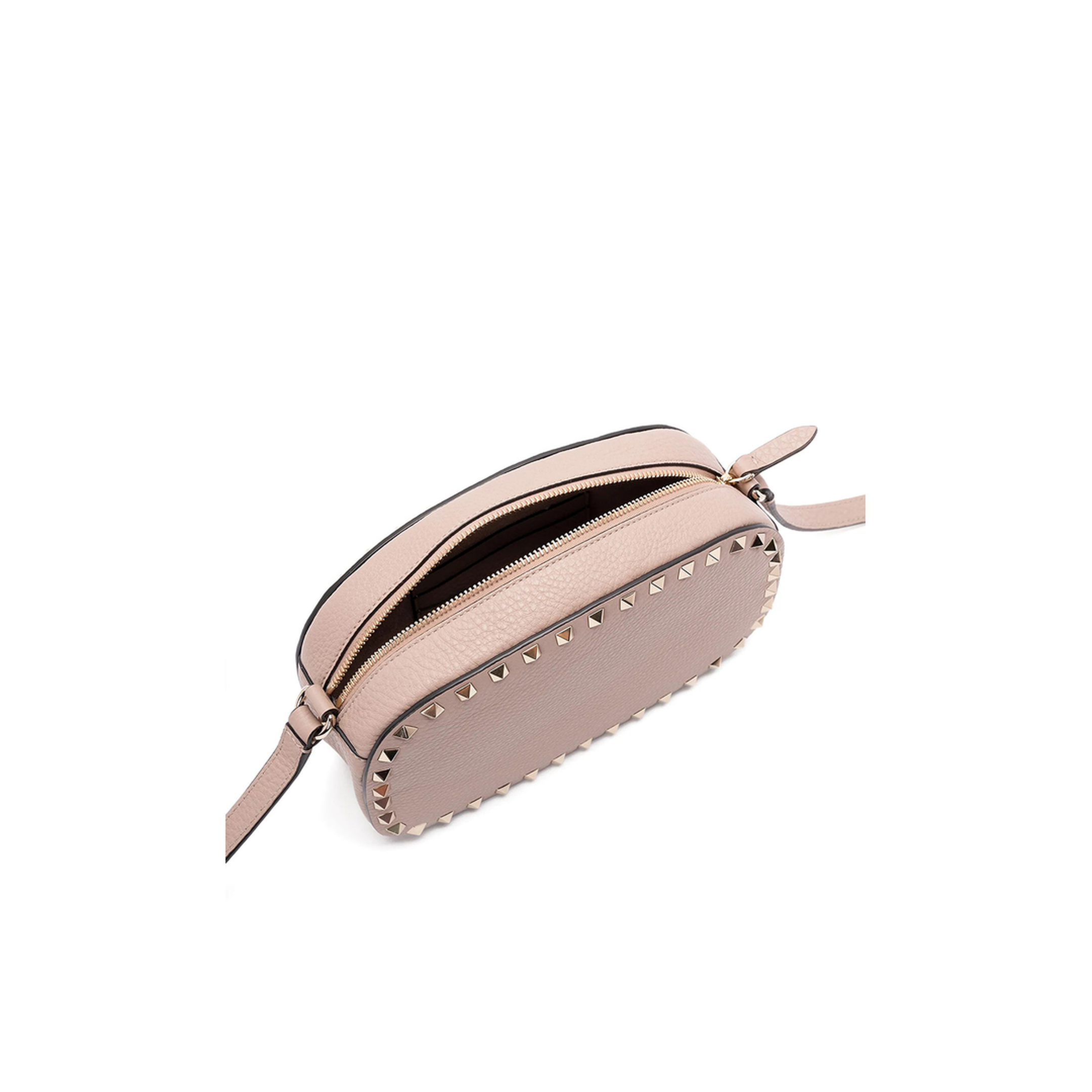 Rockstud Mini Calf Leather Shoulder Bag - Pink - Image 4