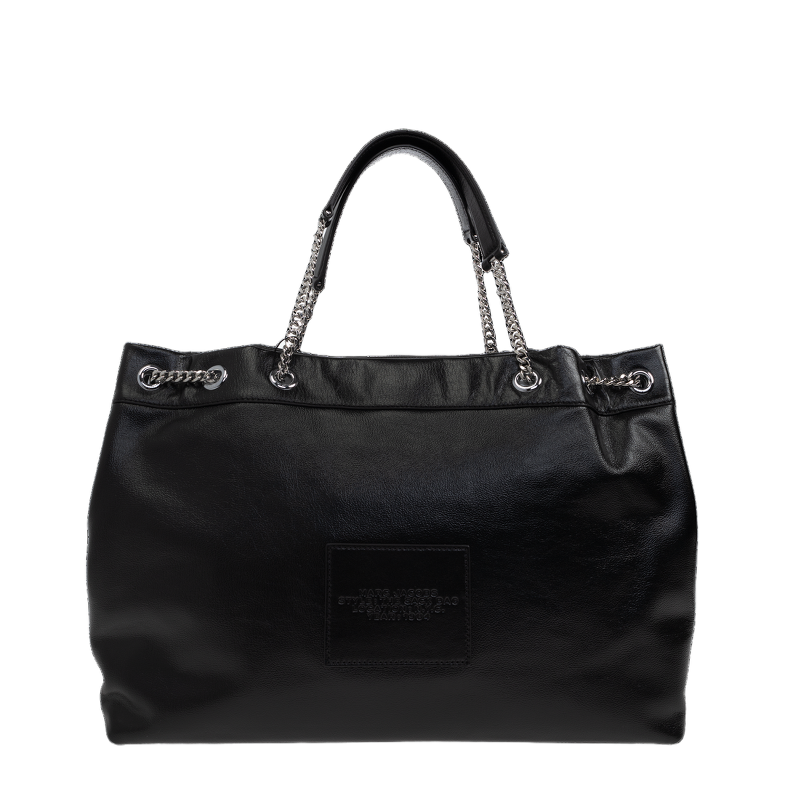 THE SACK BAG LEATHER BLACK - Image 2