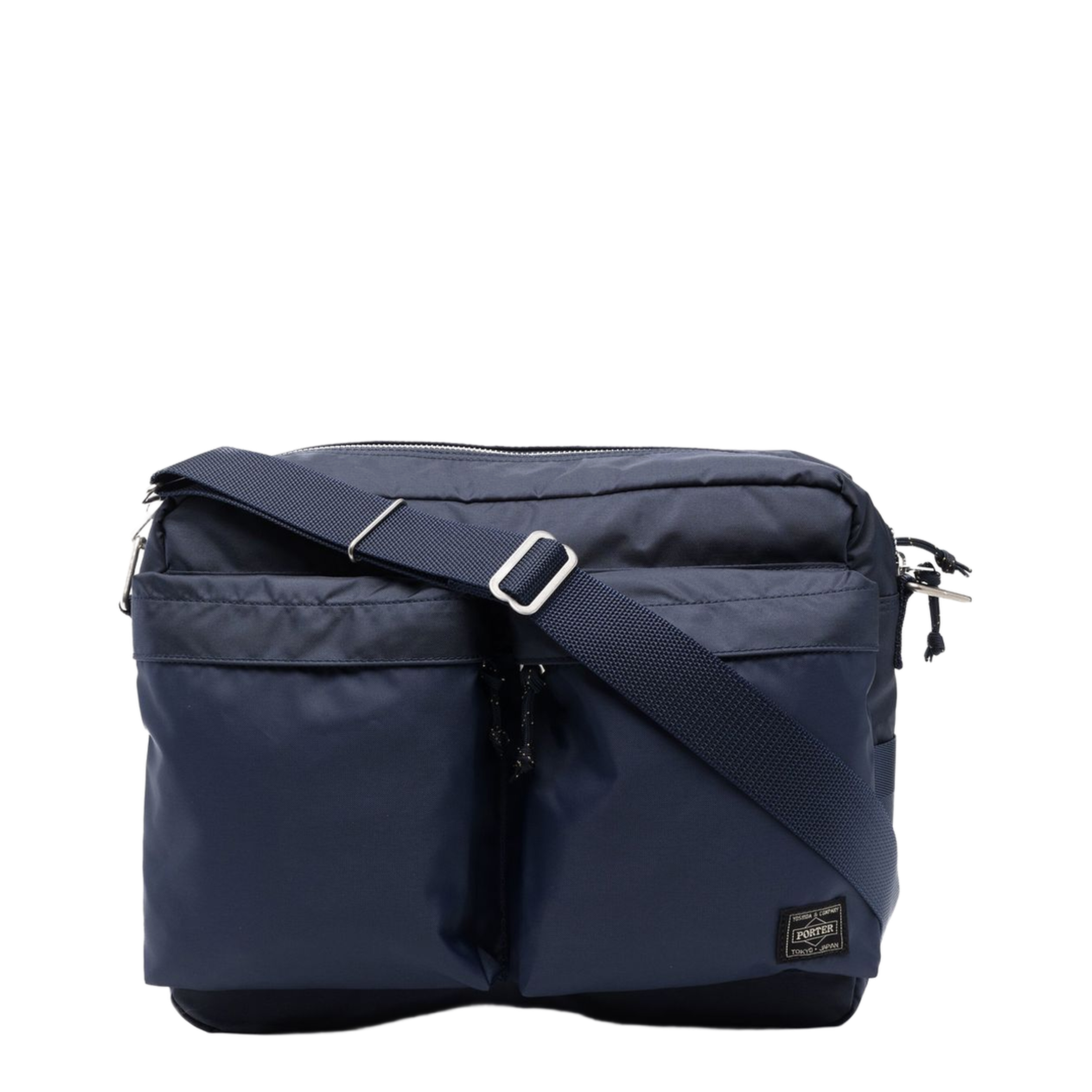 FORCE Nylon Shoulder Bag - Navy - Image 1