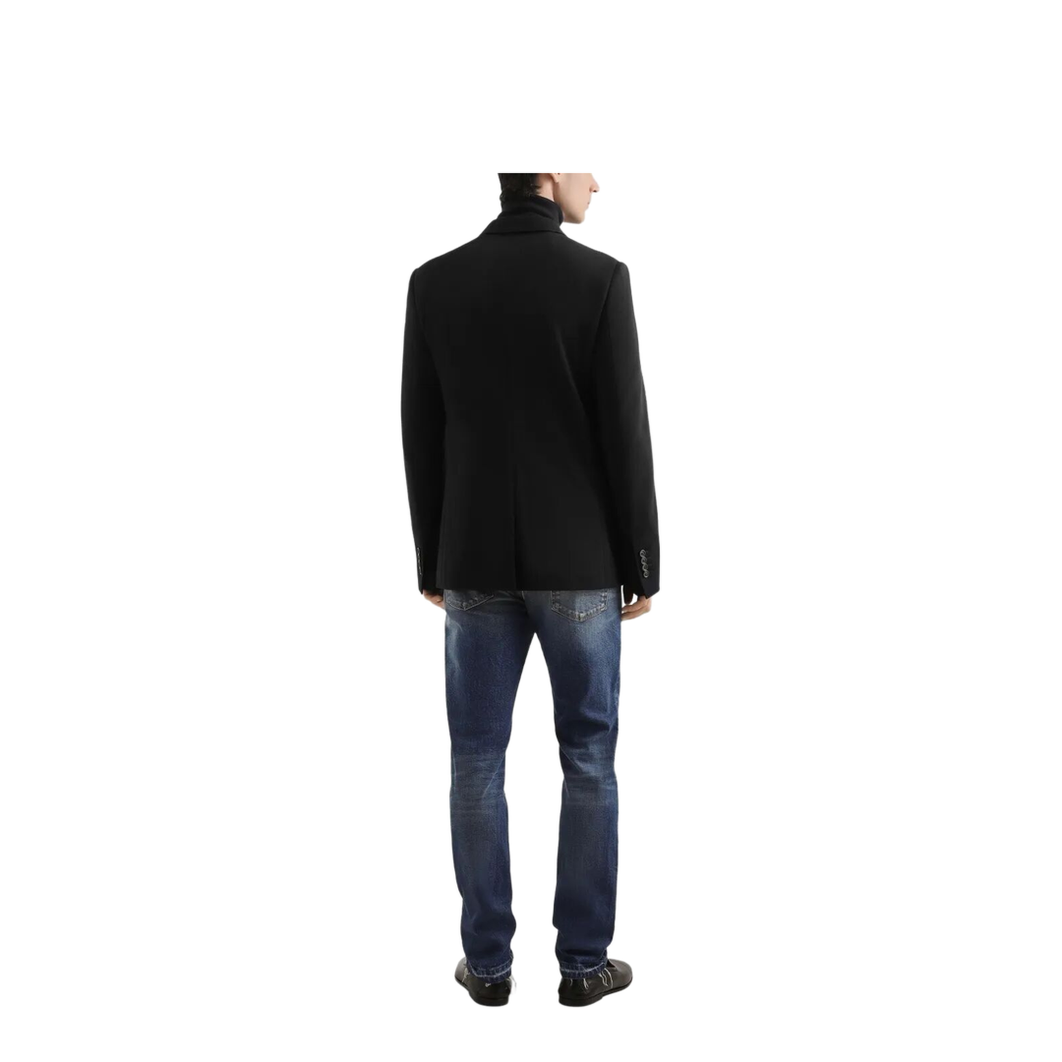 Double-Breasted Wool Blazer - Image 3