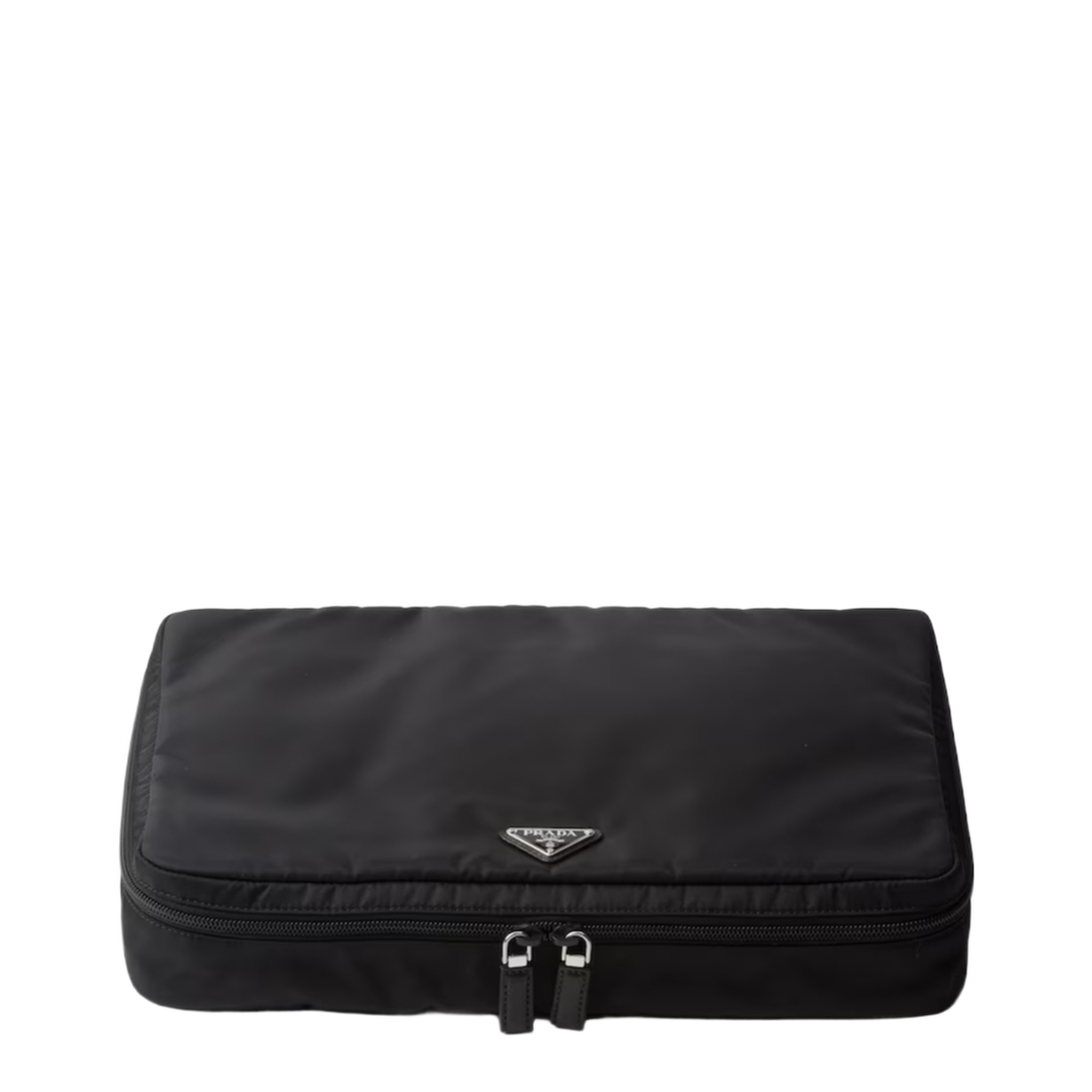 Re-Nylon Large Nylon Wash Bag - Nero - Image 1