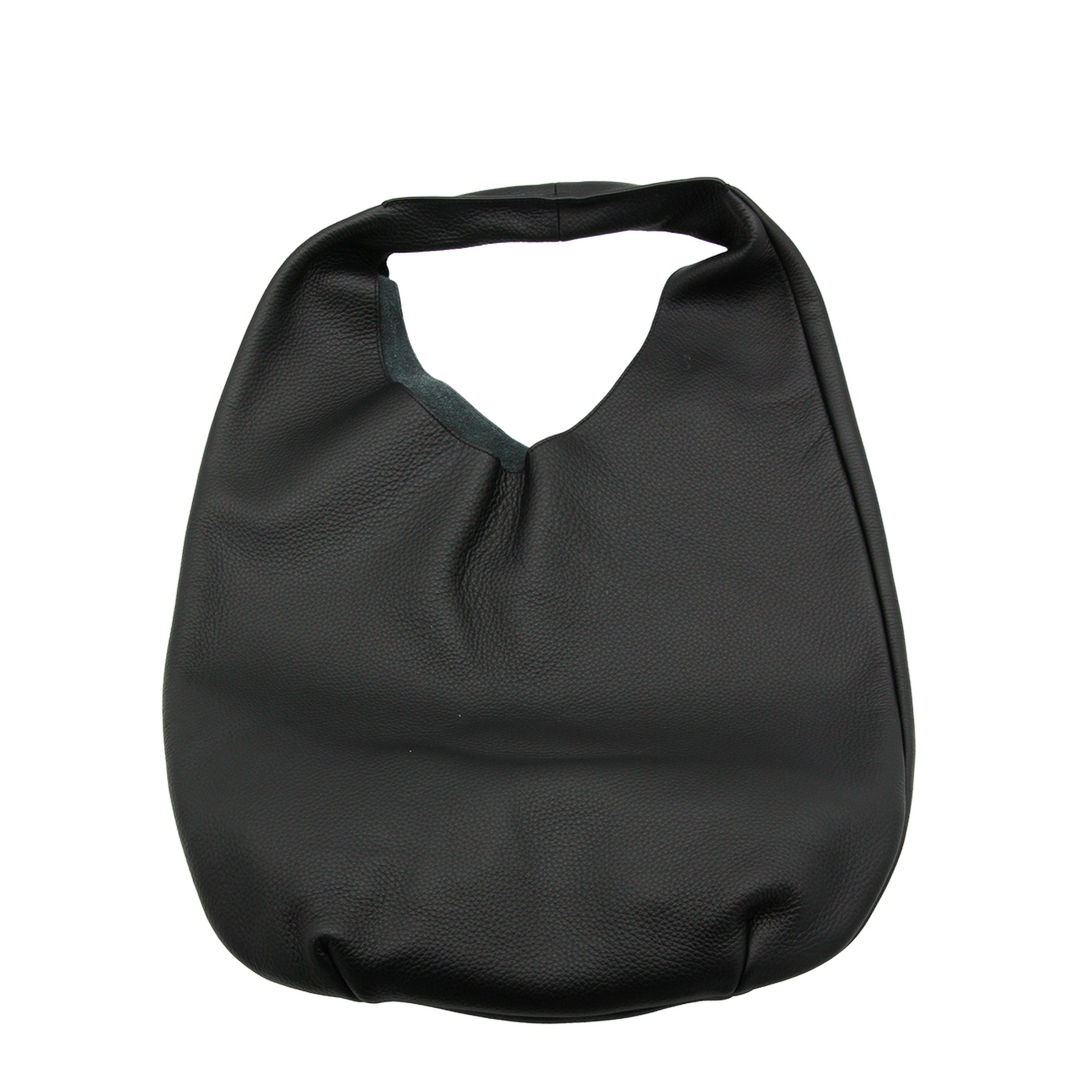 Le Neige Cowhide Leather Tote Bag - Noir - Image 3