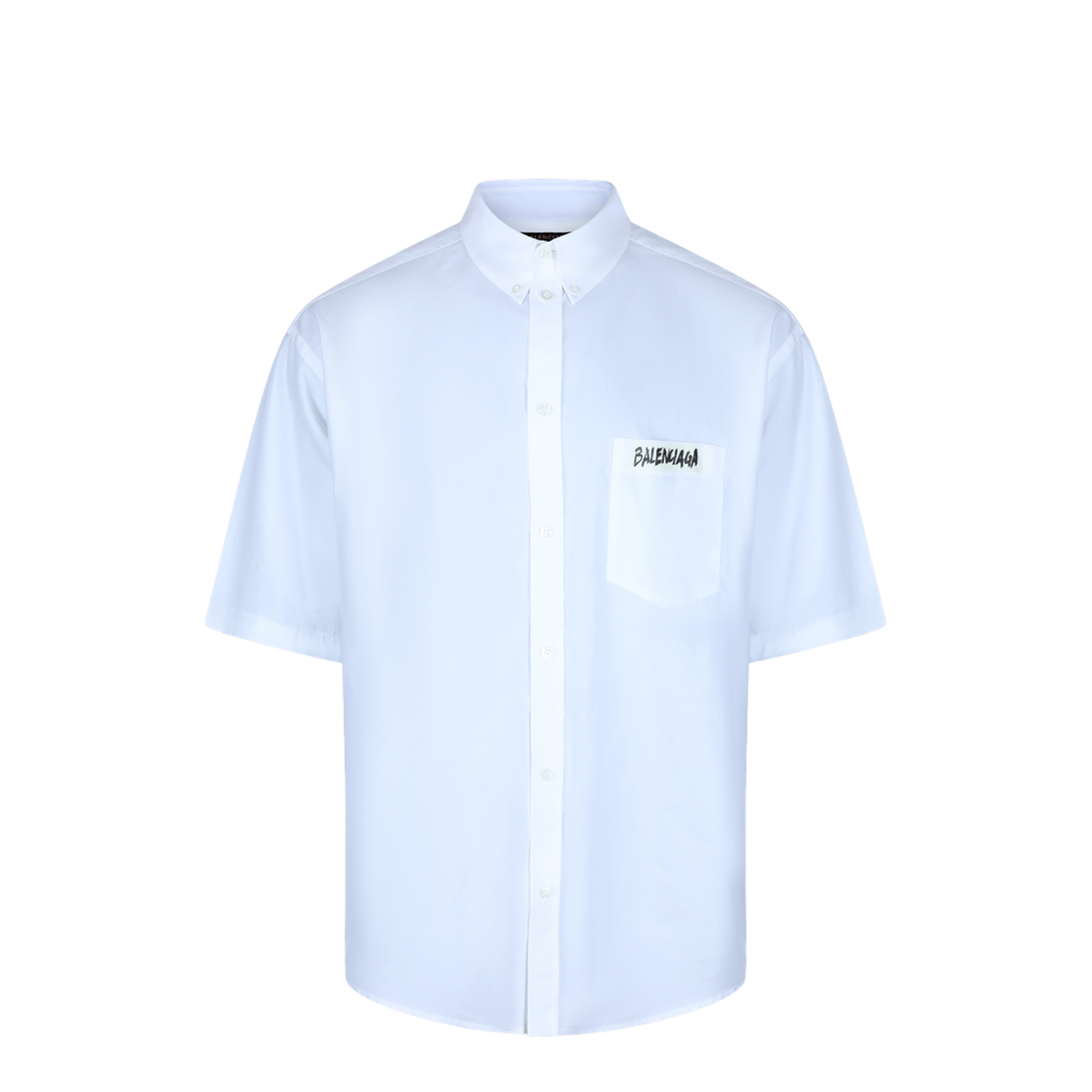 White Poplin Oversize Shirt - Image 2