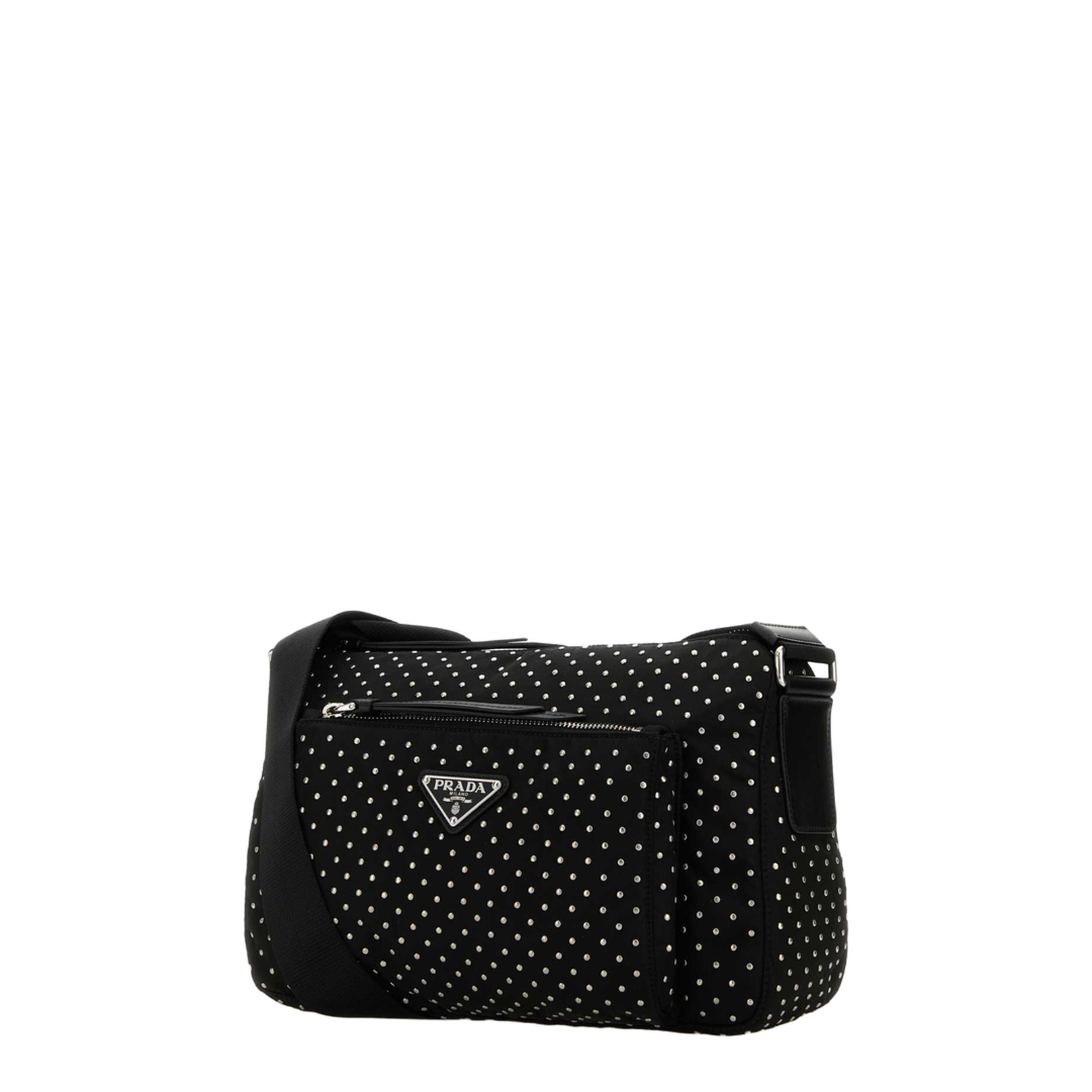 Black Re-Nylon Crossbody Bag - Image 1