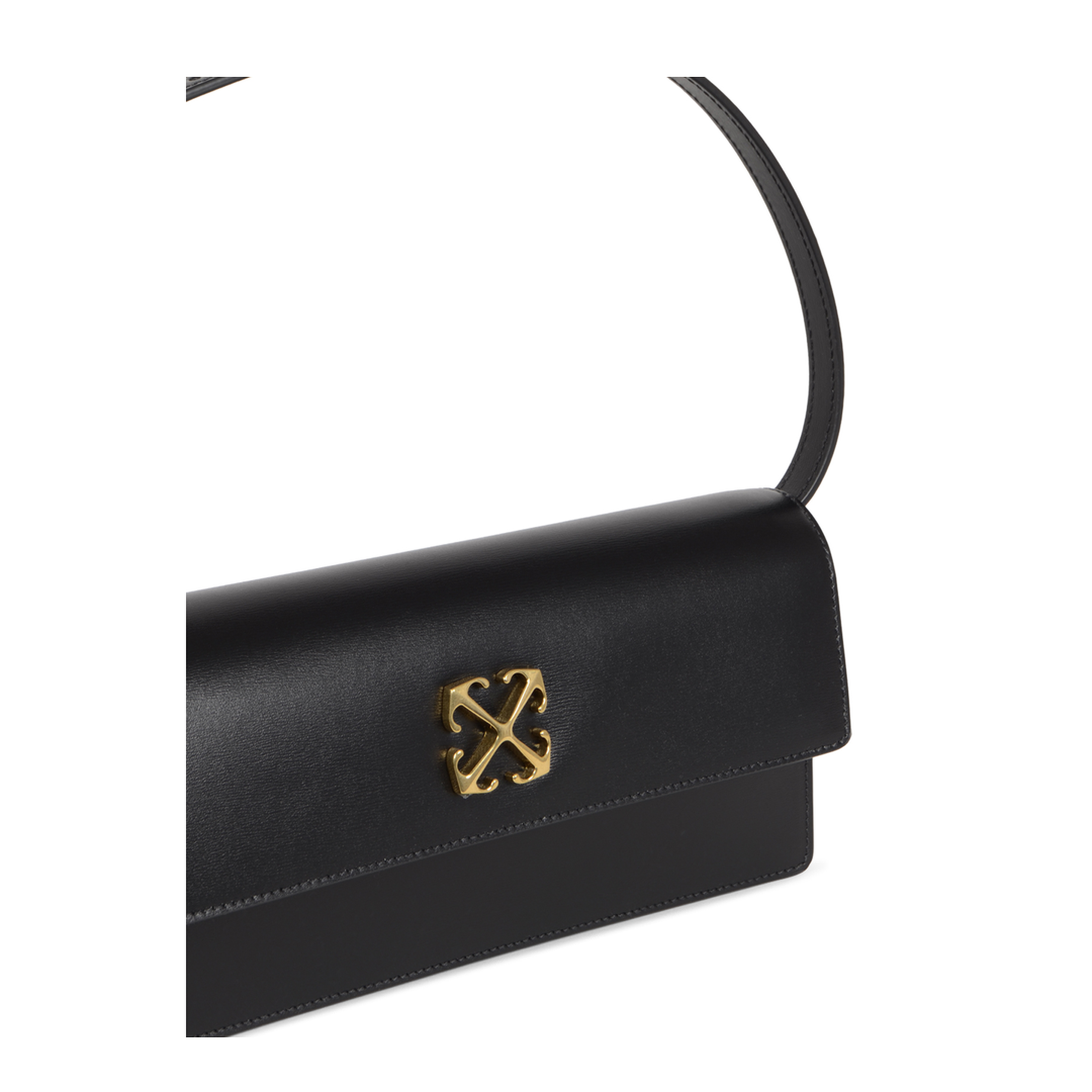 Jitney 1.0 Leather Shoulder Bag Black - Image 4