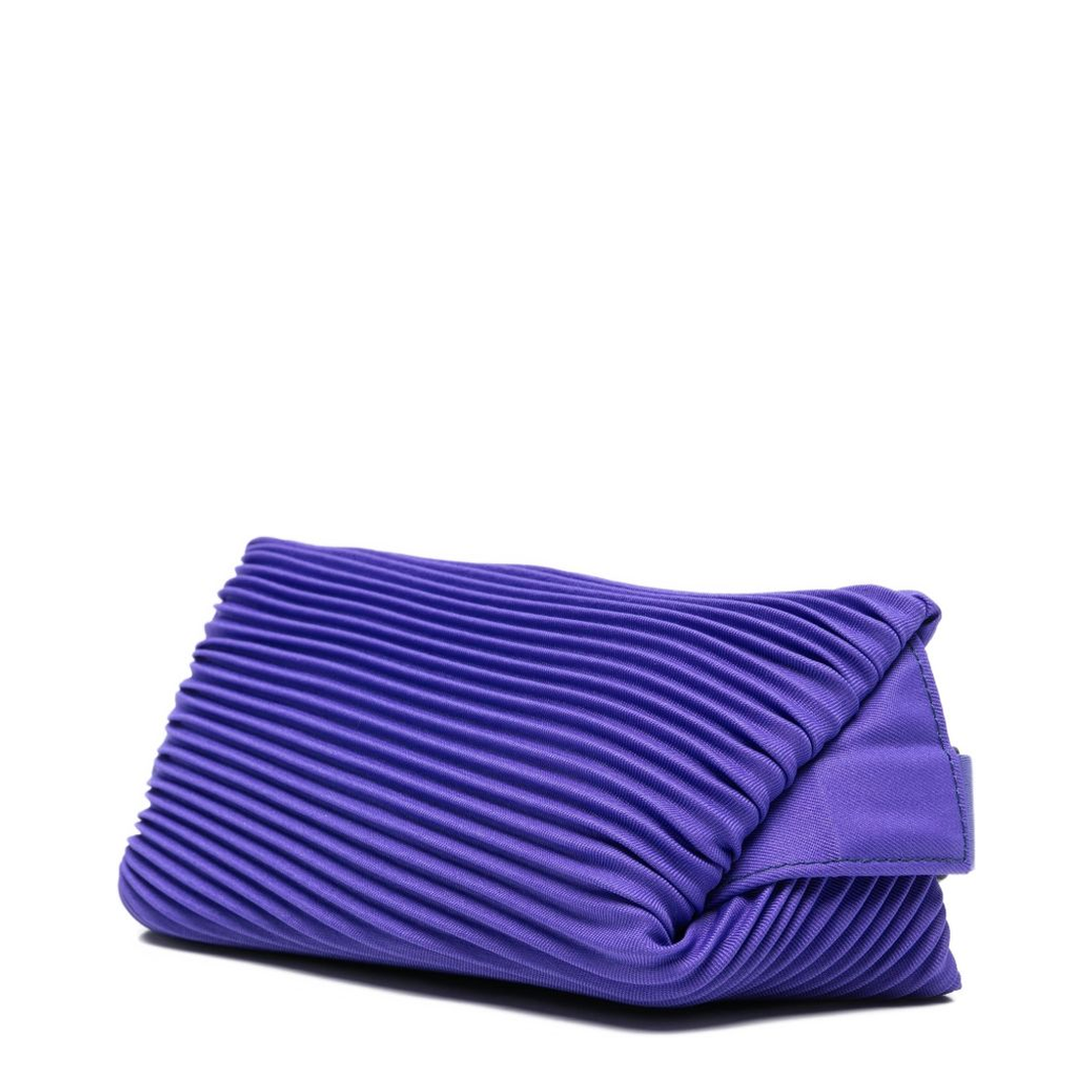 Bias Pleats Polyester Waist Bag - Purple - Image 4