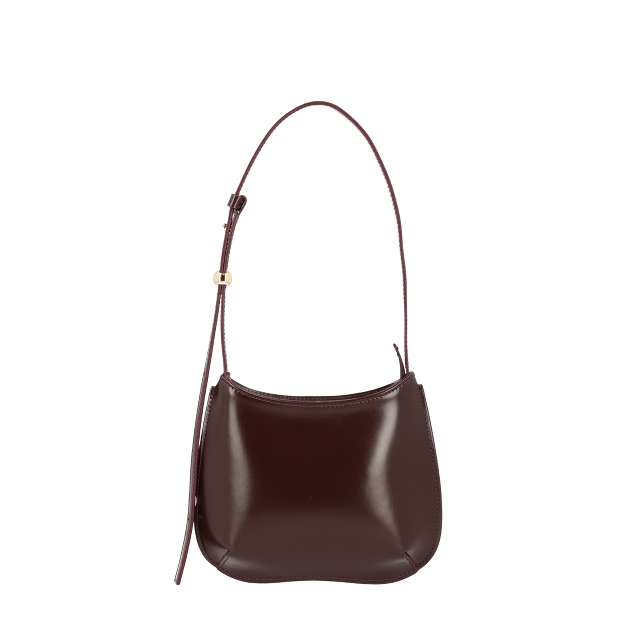 Calfskin Shoulder Bag - Bordeaux - Image 1