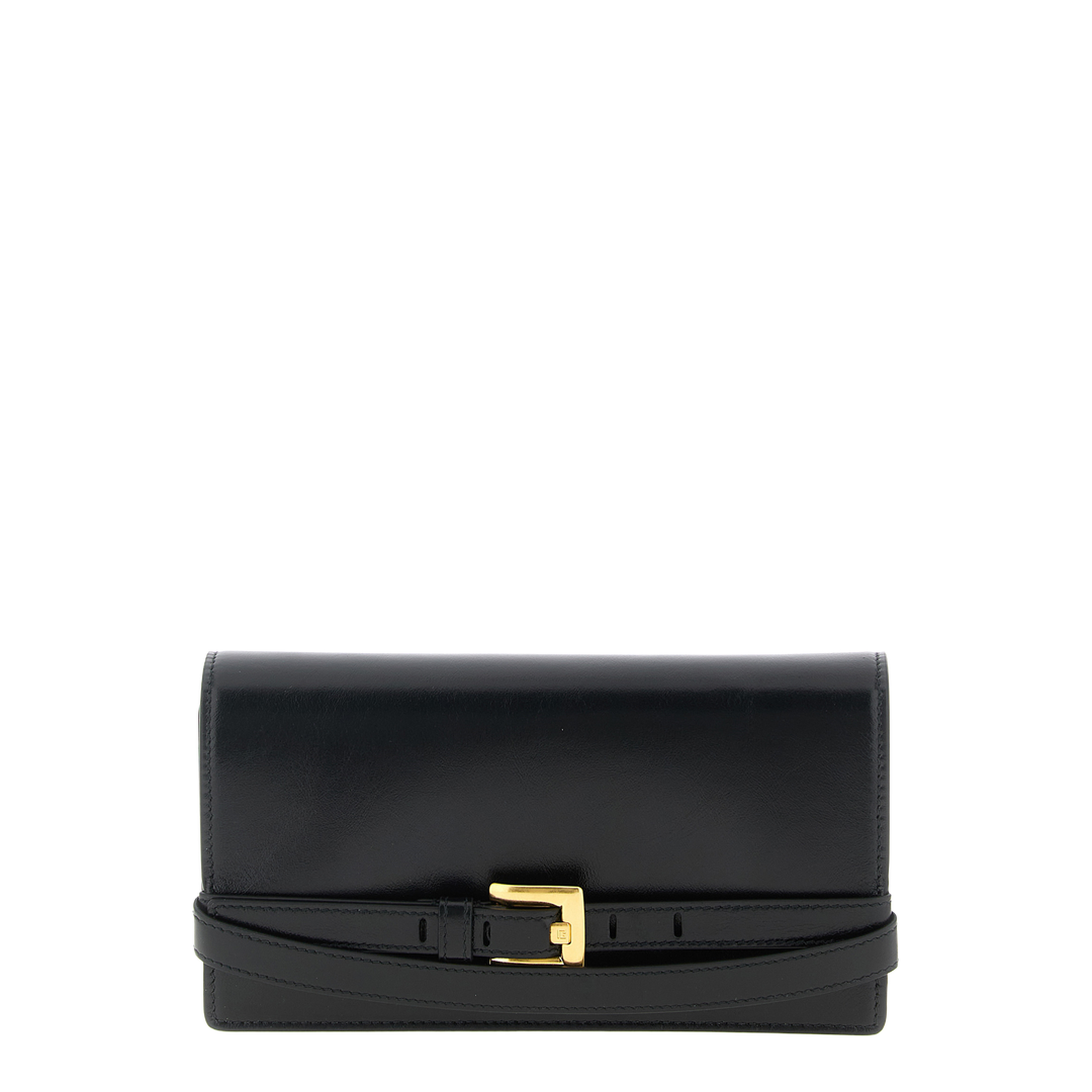 Crinkled Leather Wallet with Shuffle Chain - Image 5