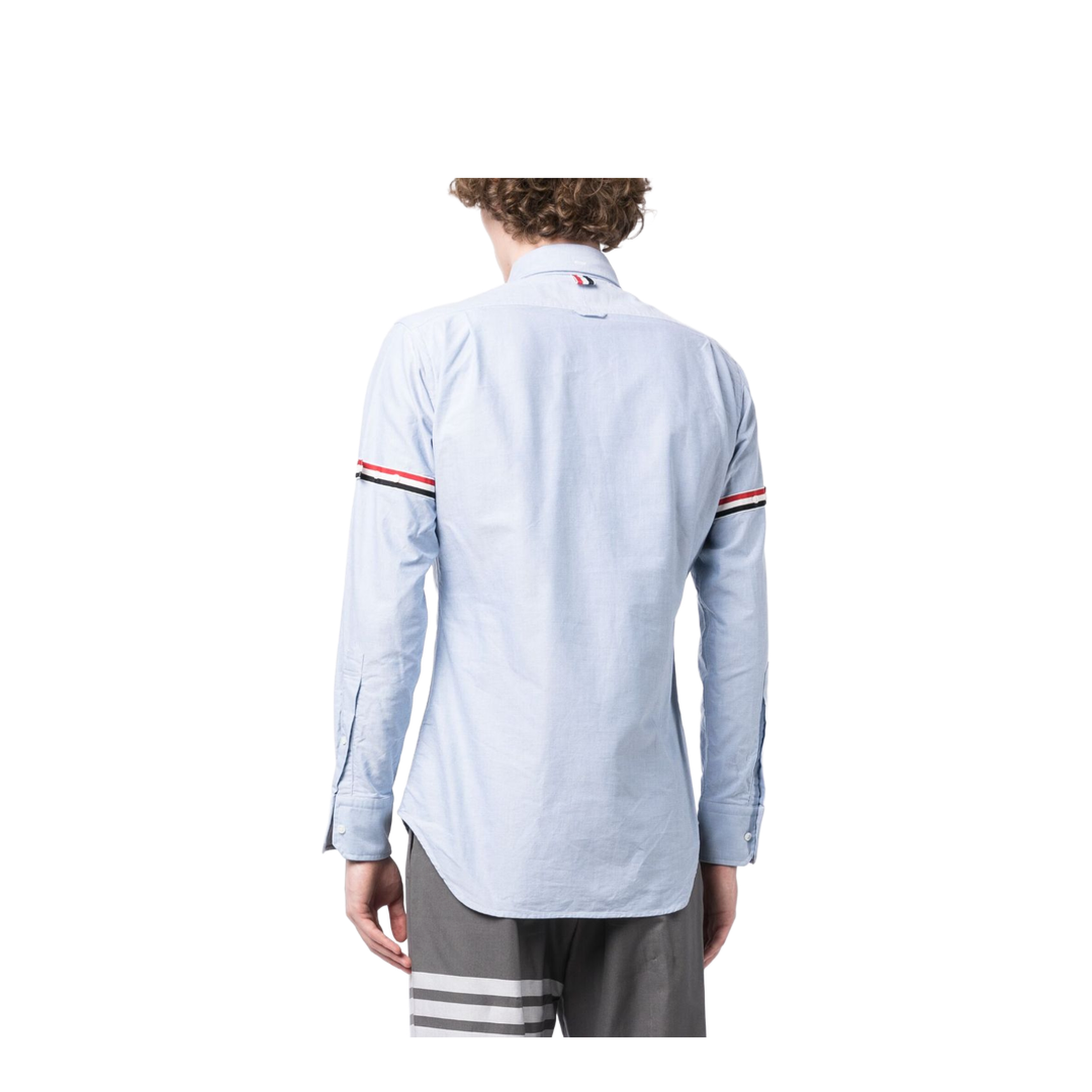 Oxford Classic Armband Shirt - Light Blue - Image 3