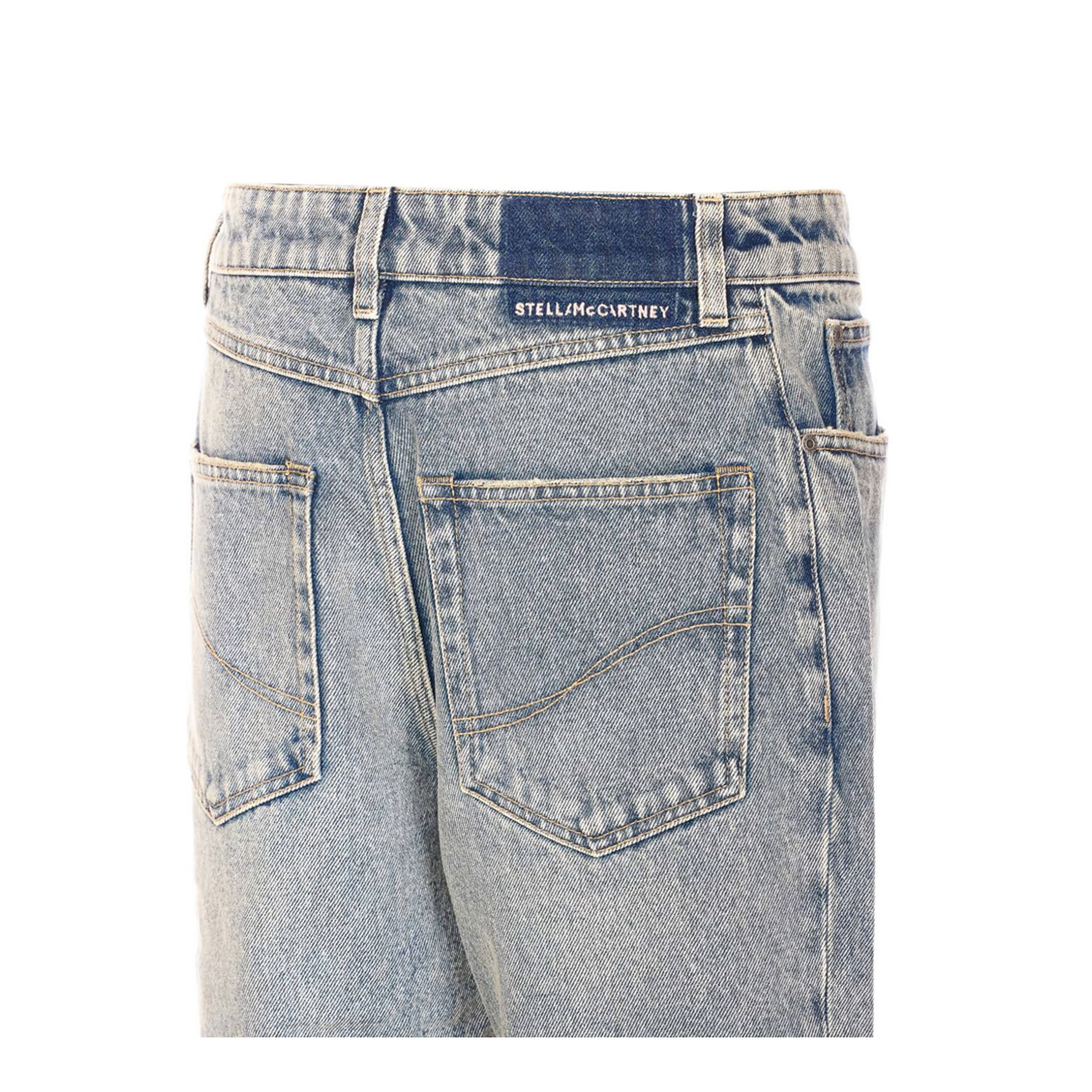 Mid Blue Vintage Wash Bootcut Jeans - Image 2