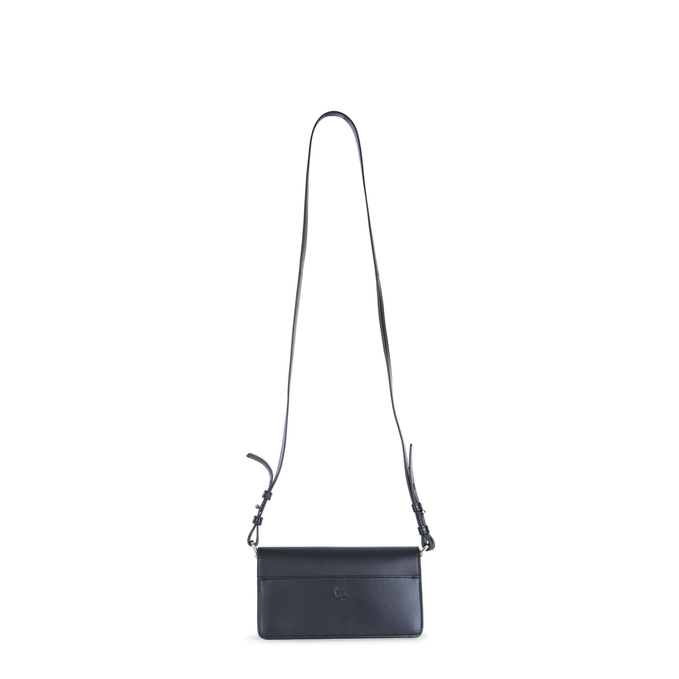 Bettina Mini Leather Crossbody Bag - Black - Image 5