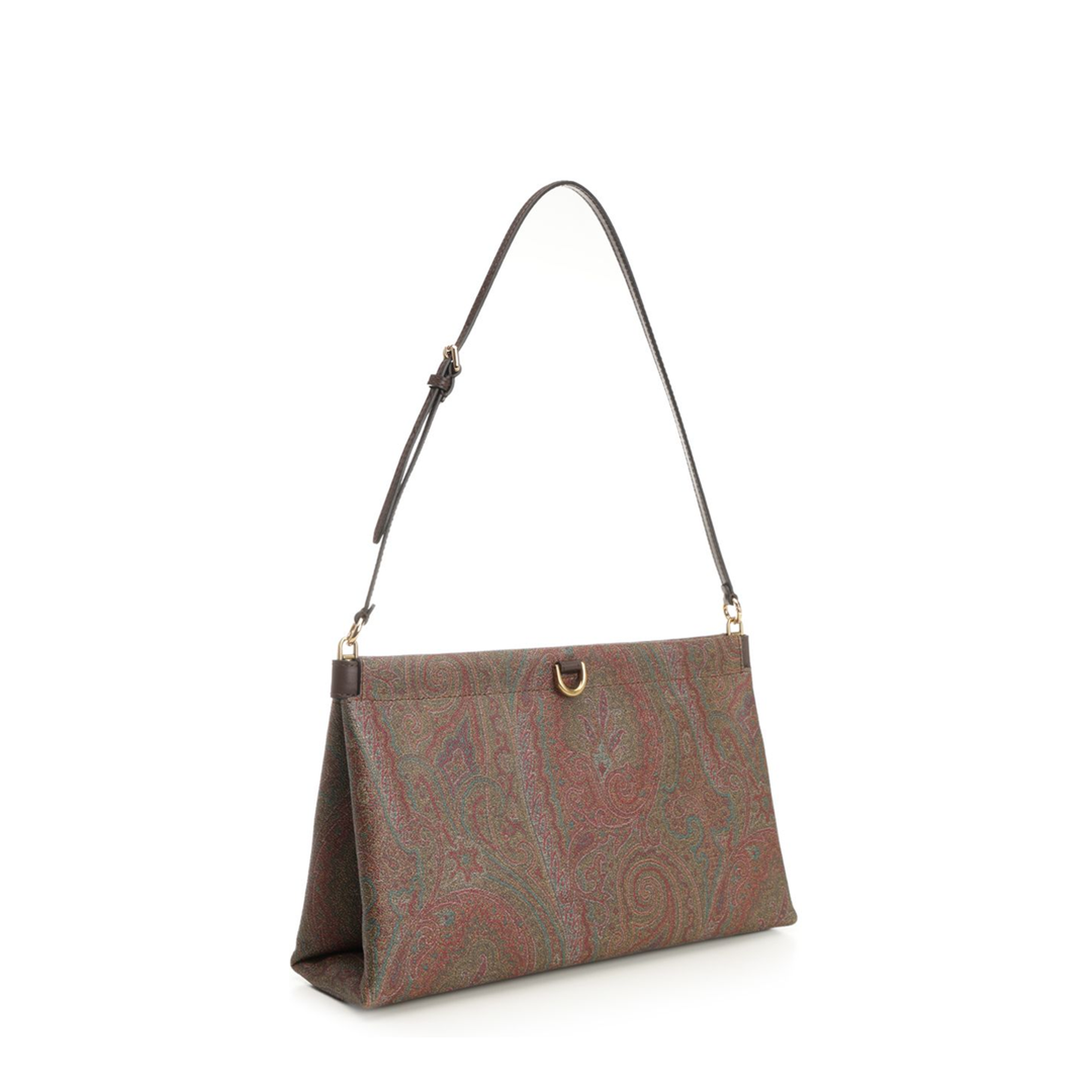 Talk M Paisley Jacquard Clutch - Brown - Image 2