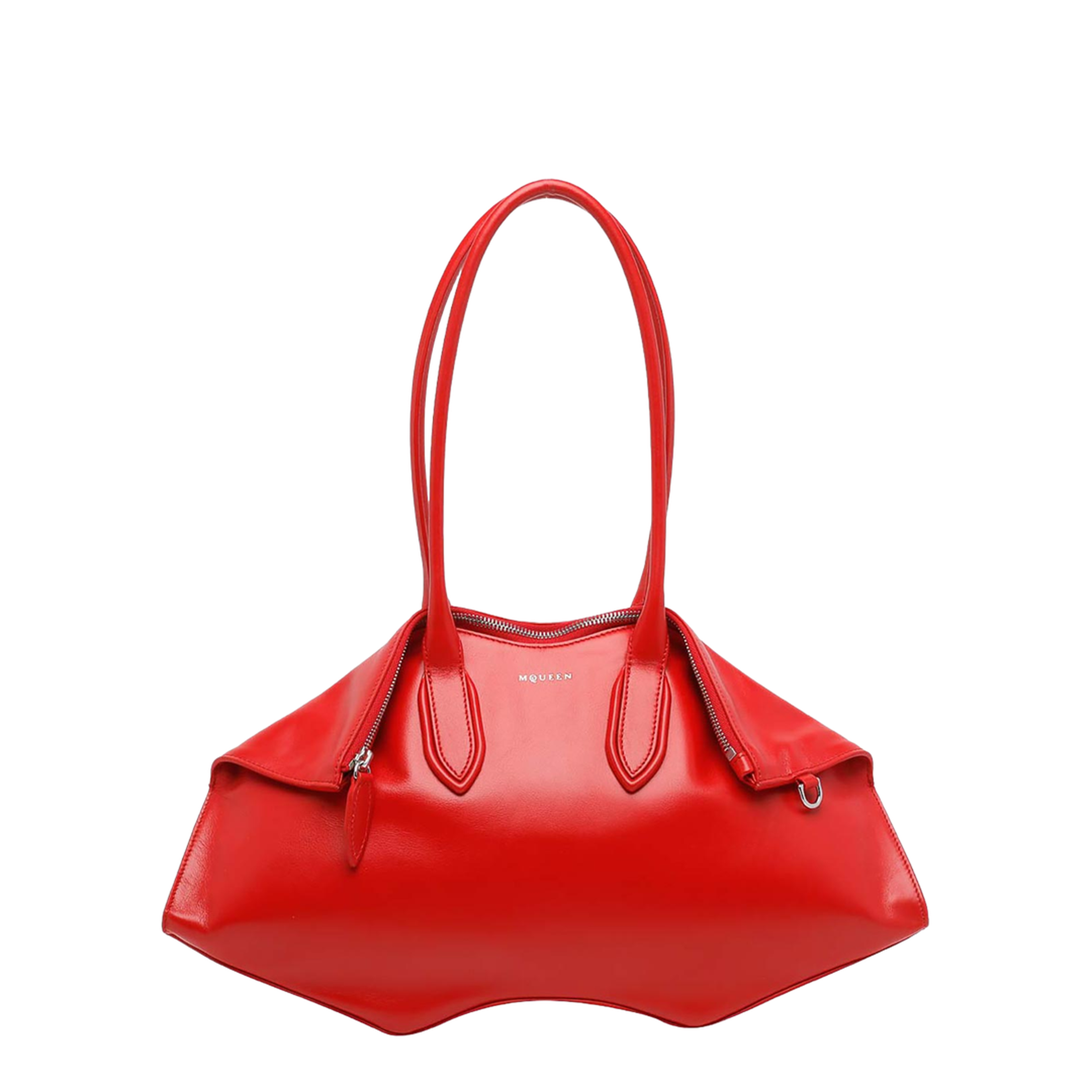 Manta Nappa Calf Leather Bag - Red - Image 1