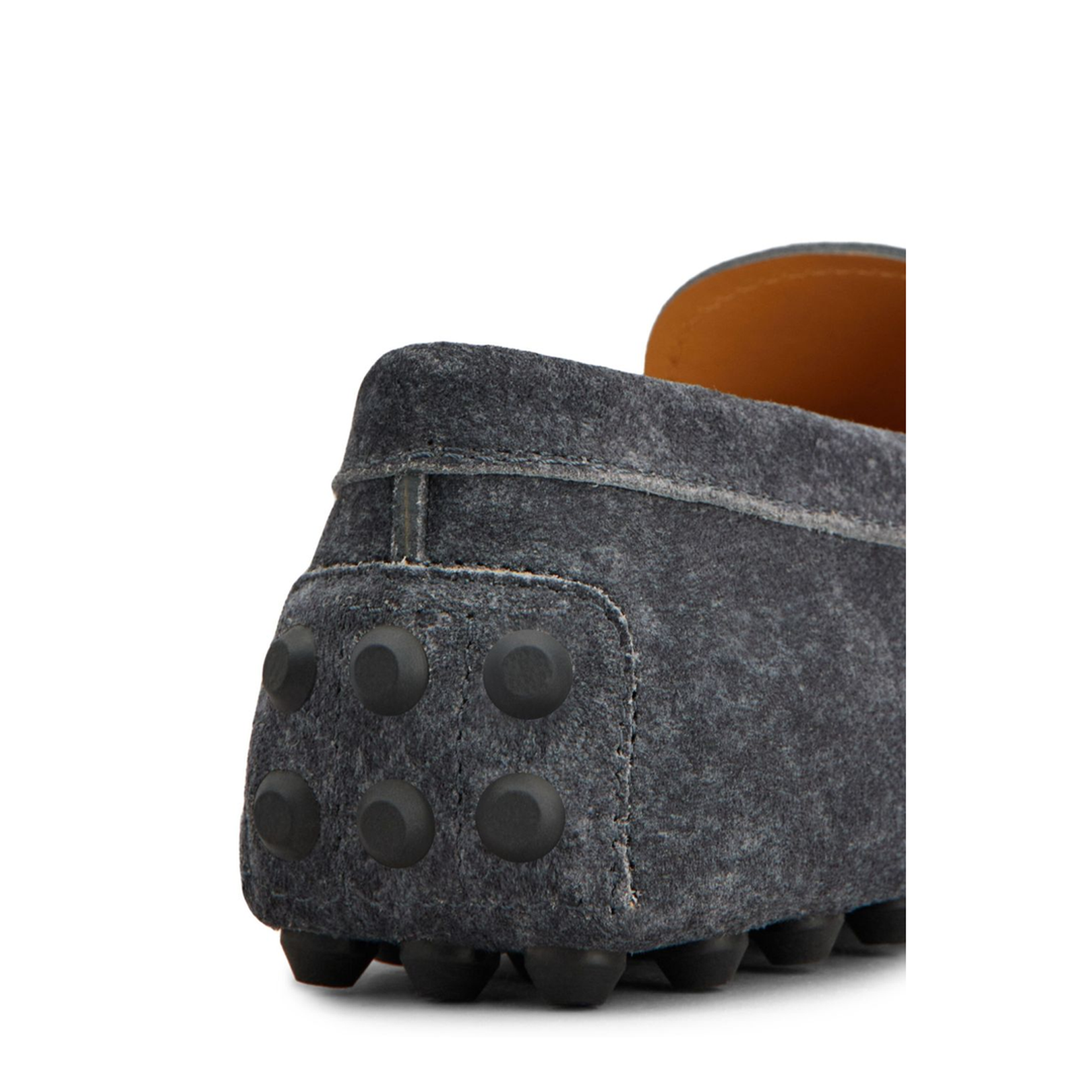 Dark Grey Almond Toe Loafers - Image 2
