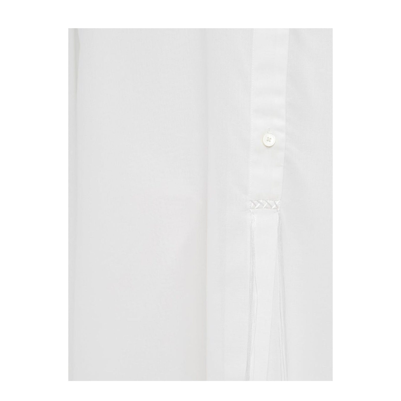 Long Sleeve Band Collar Shirt - Image 3