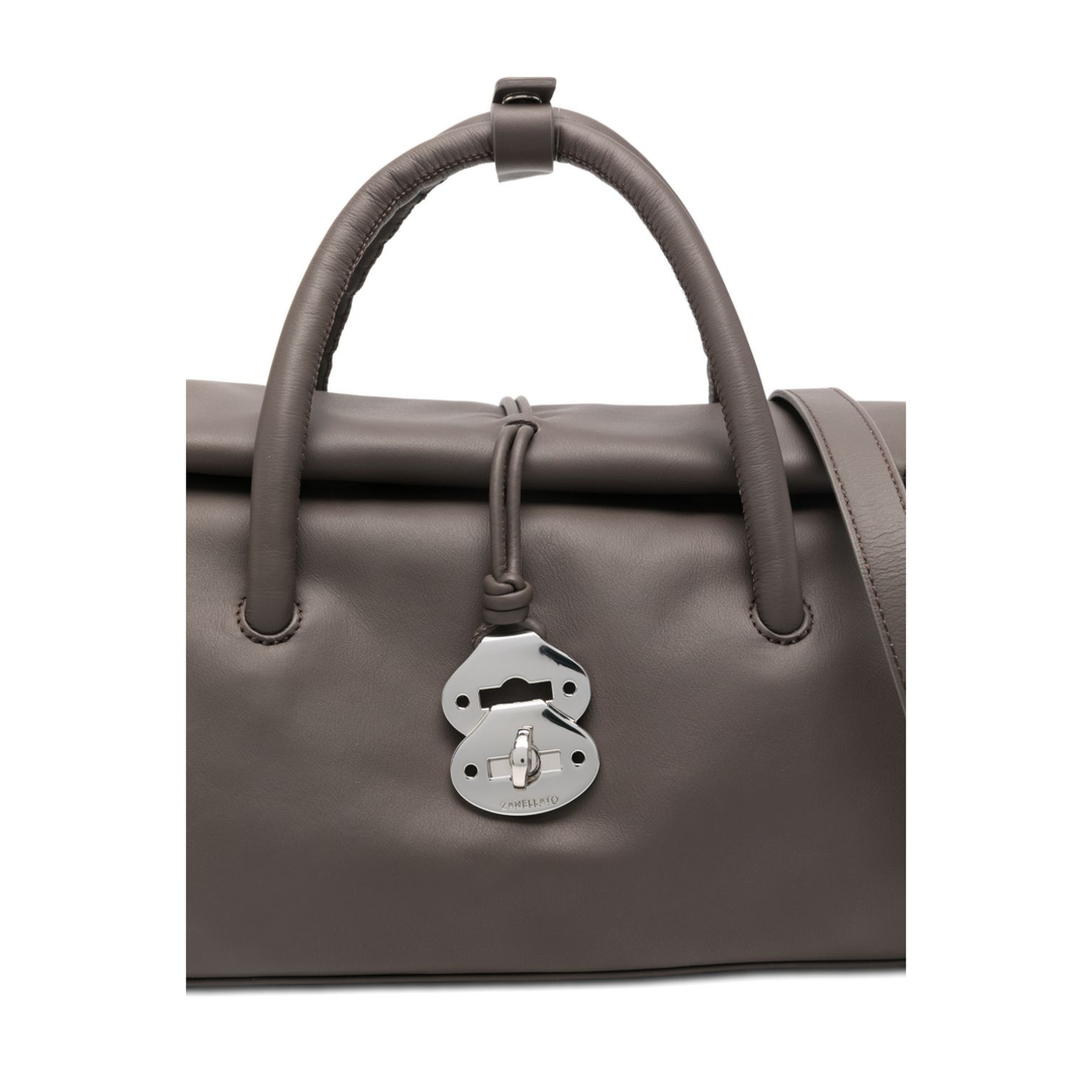 Dotta Centauro Small Leather Handbag - Brown - Image 3