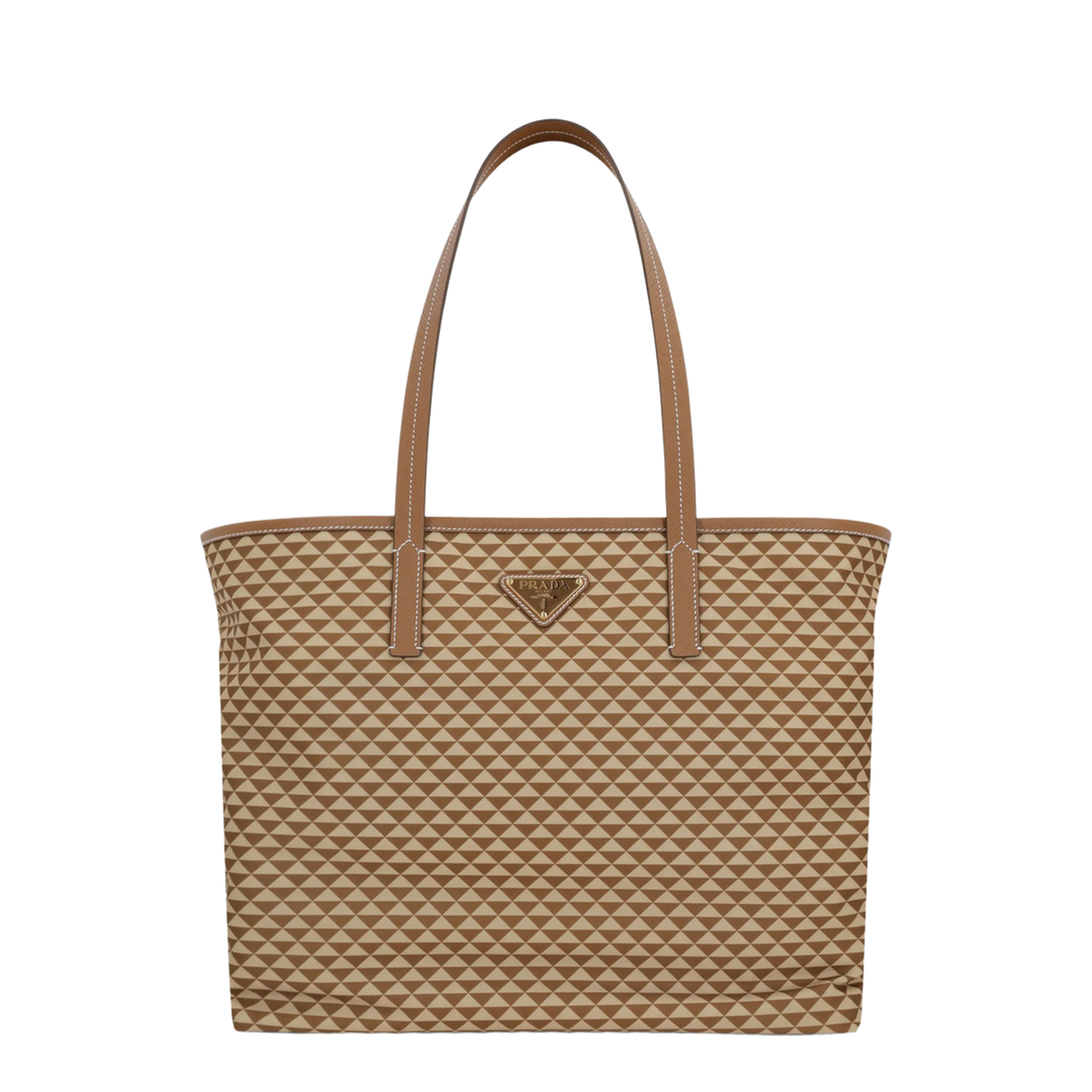 Symbole Re-Nylon Tote Bag - Caramel - Image 1