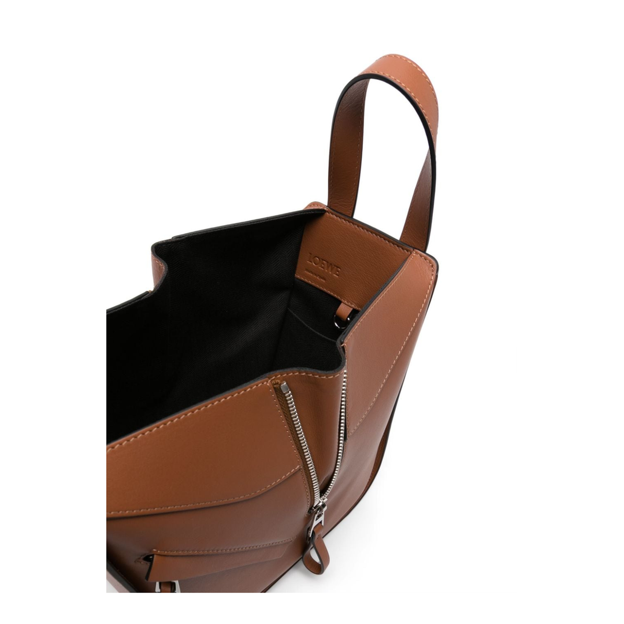 Hammock Compact Calfskin Tote - Tan - Image 3