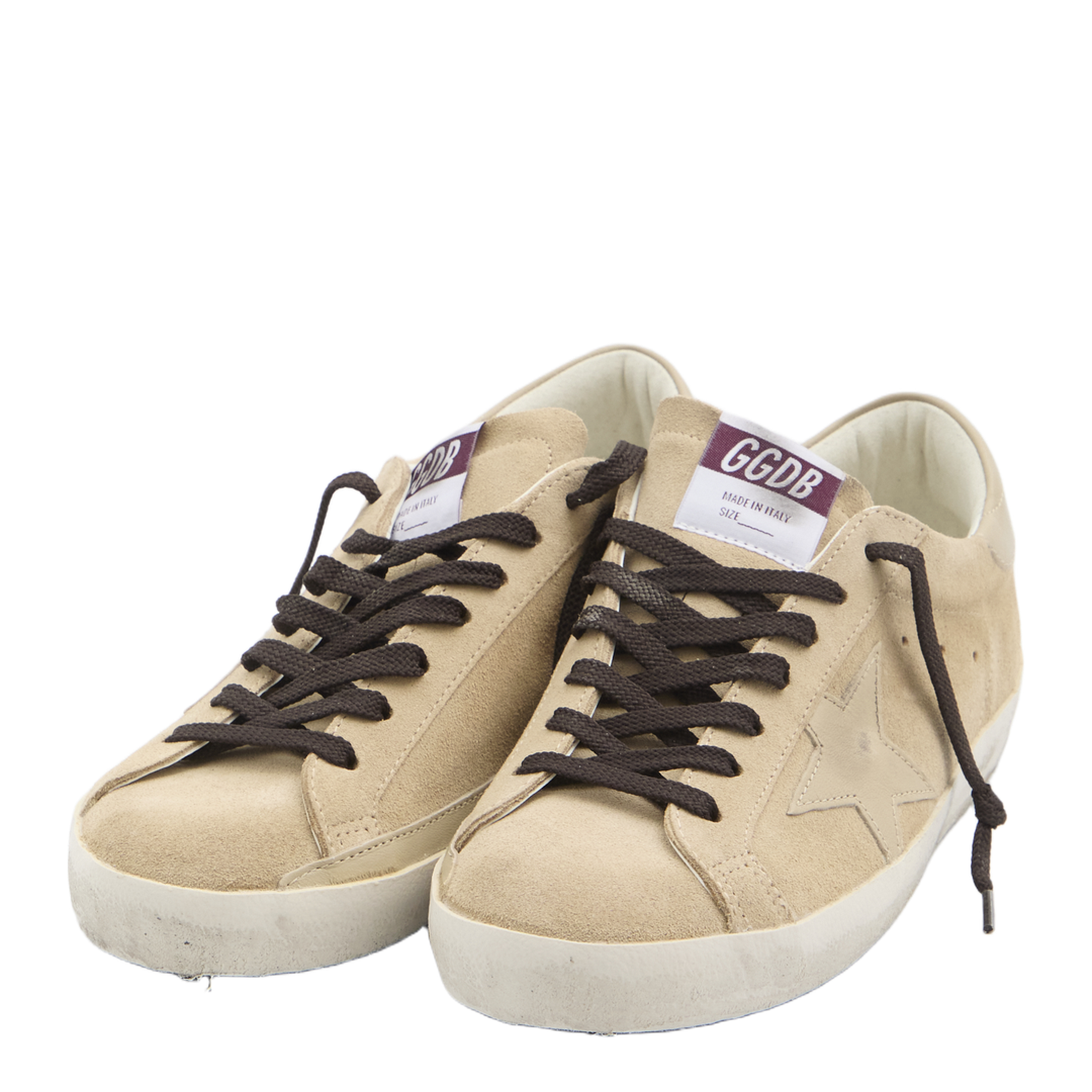 Super Star Suede Upper Nappa Star and Heel with Metal Lettering - Image 2