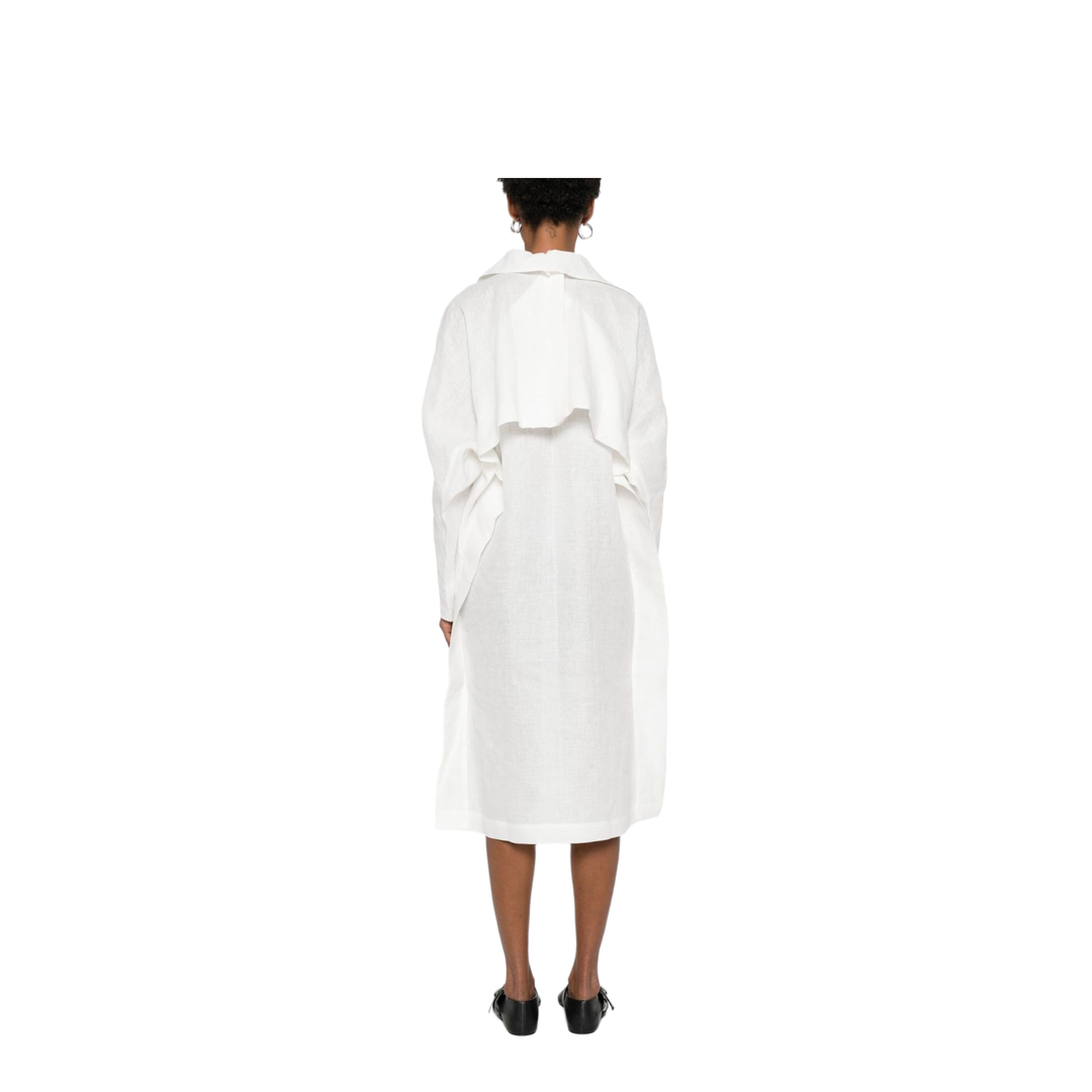 White Short Side Slits Top - Image 4