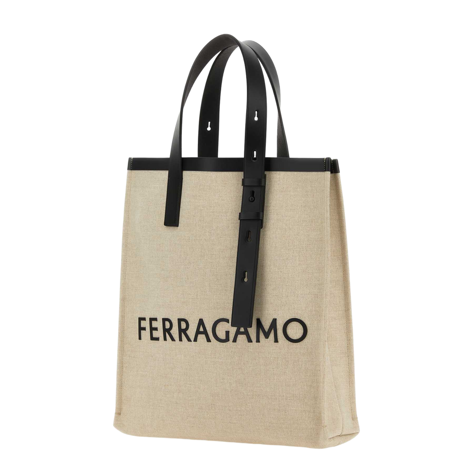 Sand Canvas Shopping Bag - Image 2