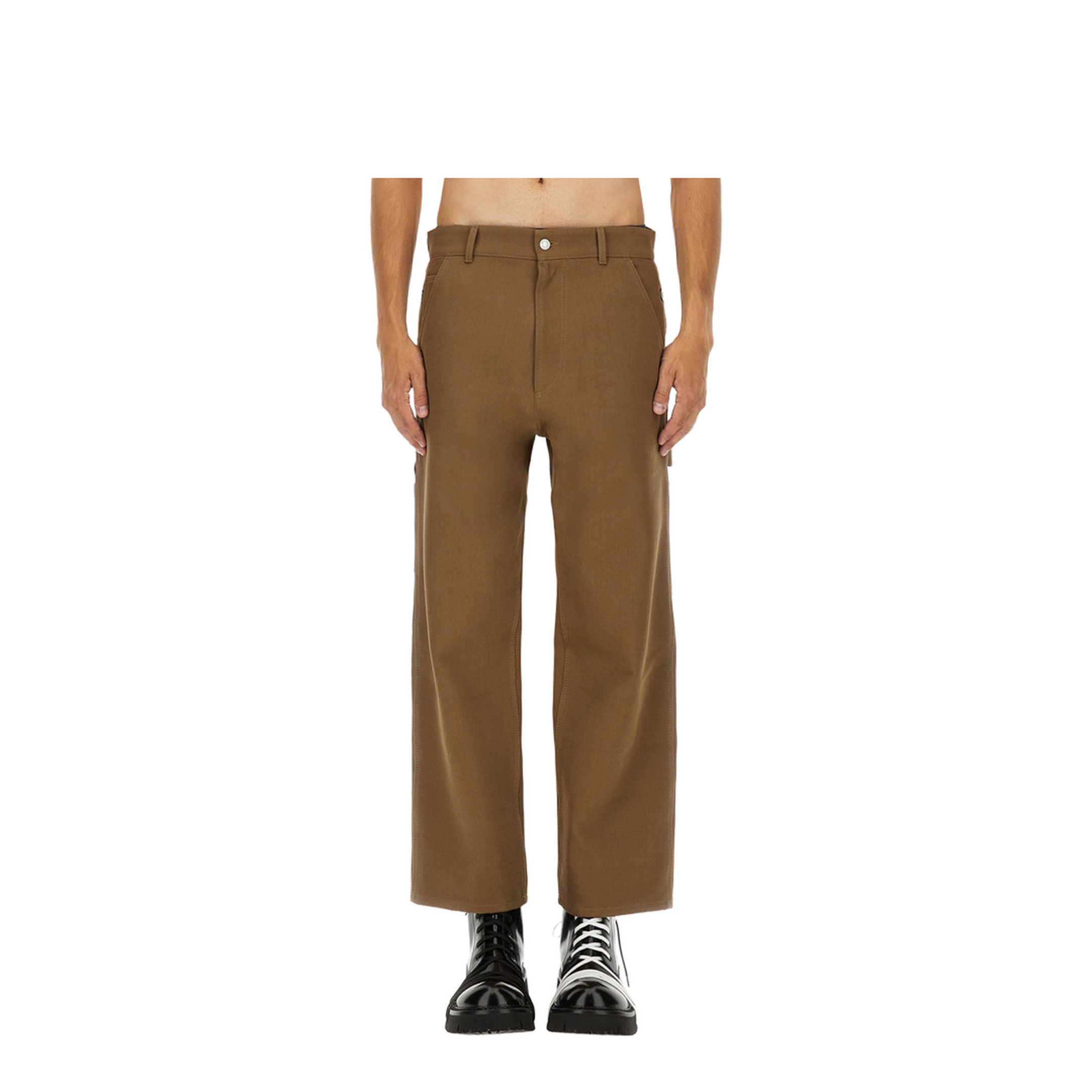 Double Cotton Tricotine Pants - Image 1