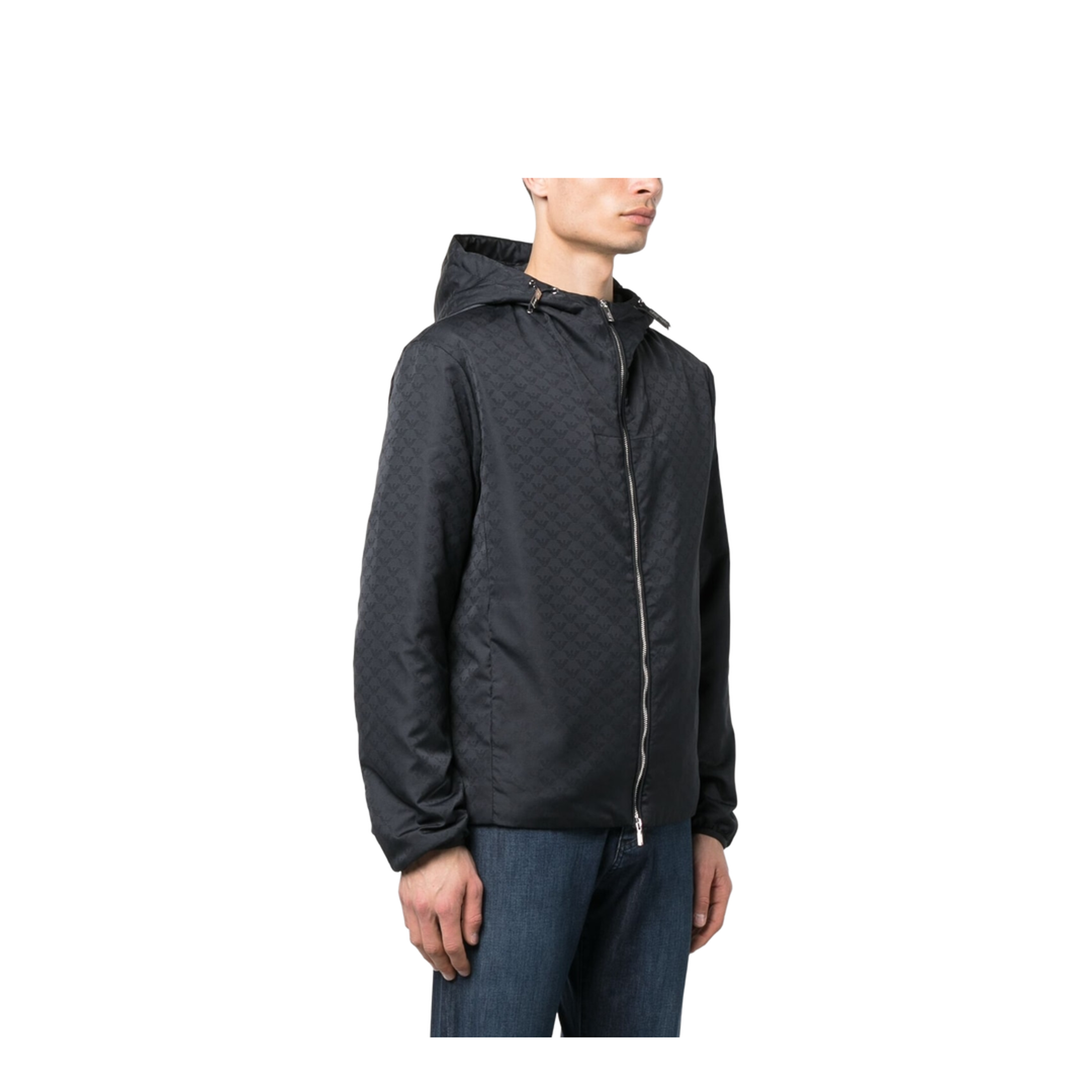 Allover Logo Down Jacket - Image 3