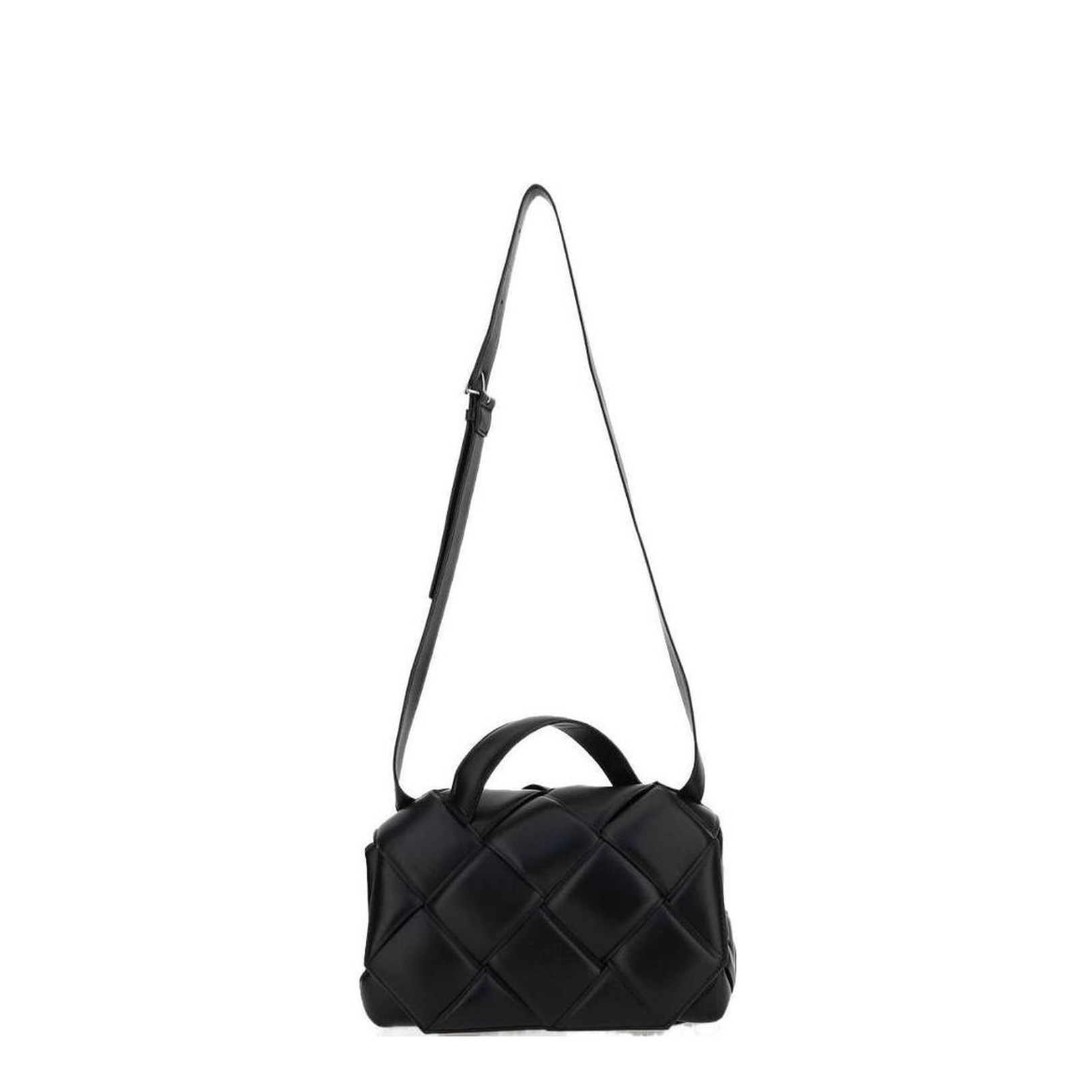 Woven Leather Shoulder Bag - Image 1