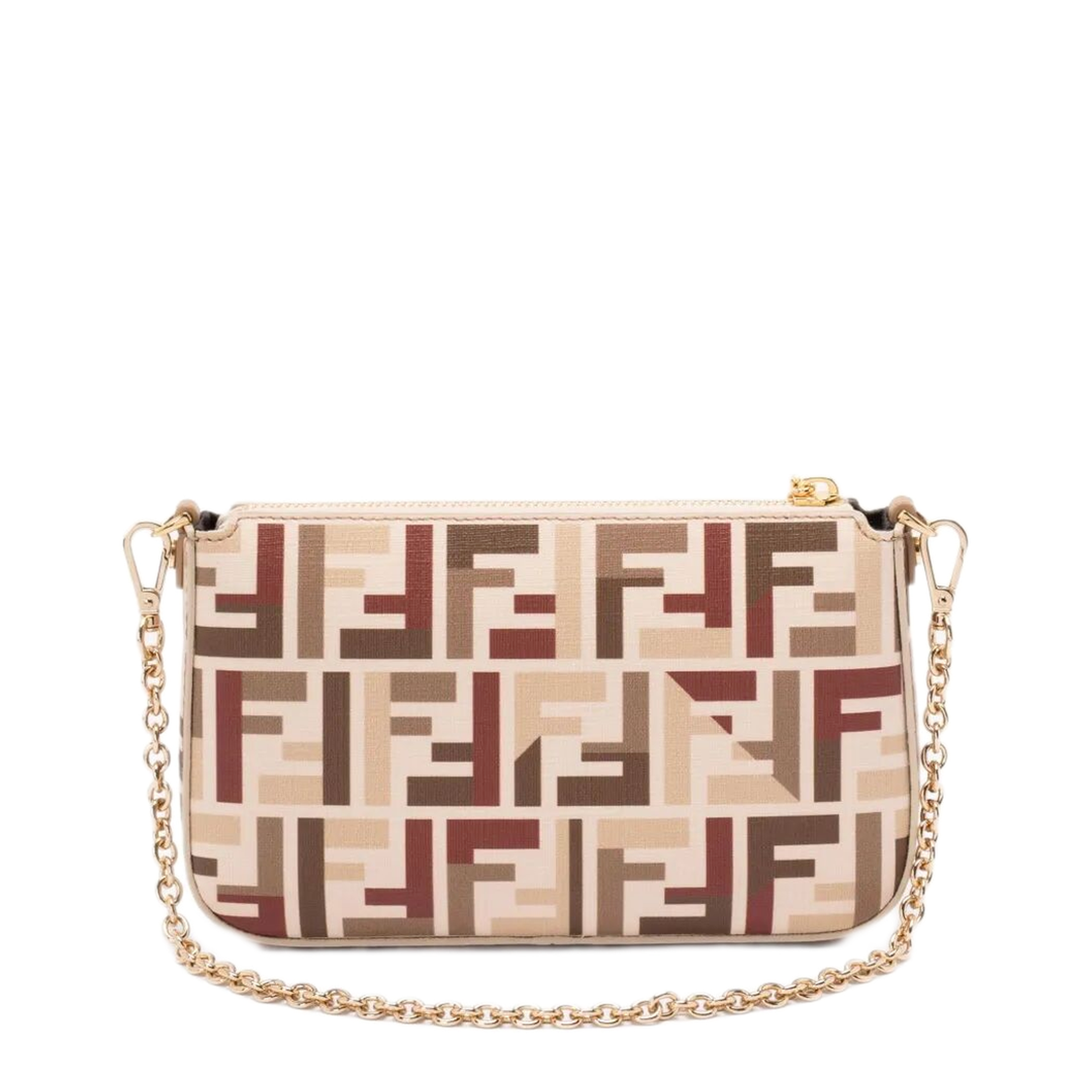Fabric Baguette Pouch with Chain - Image 5