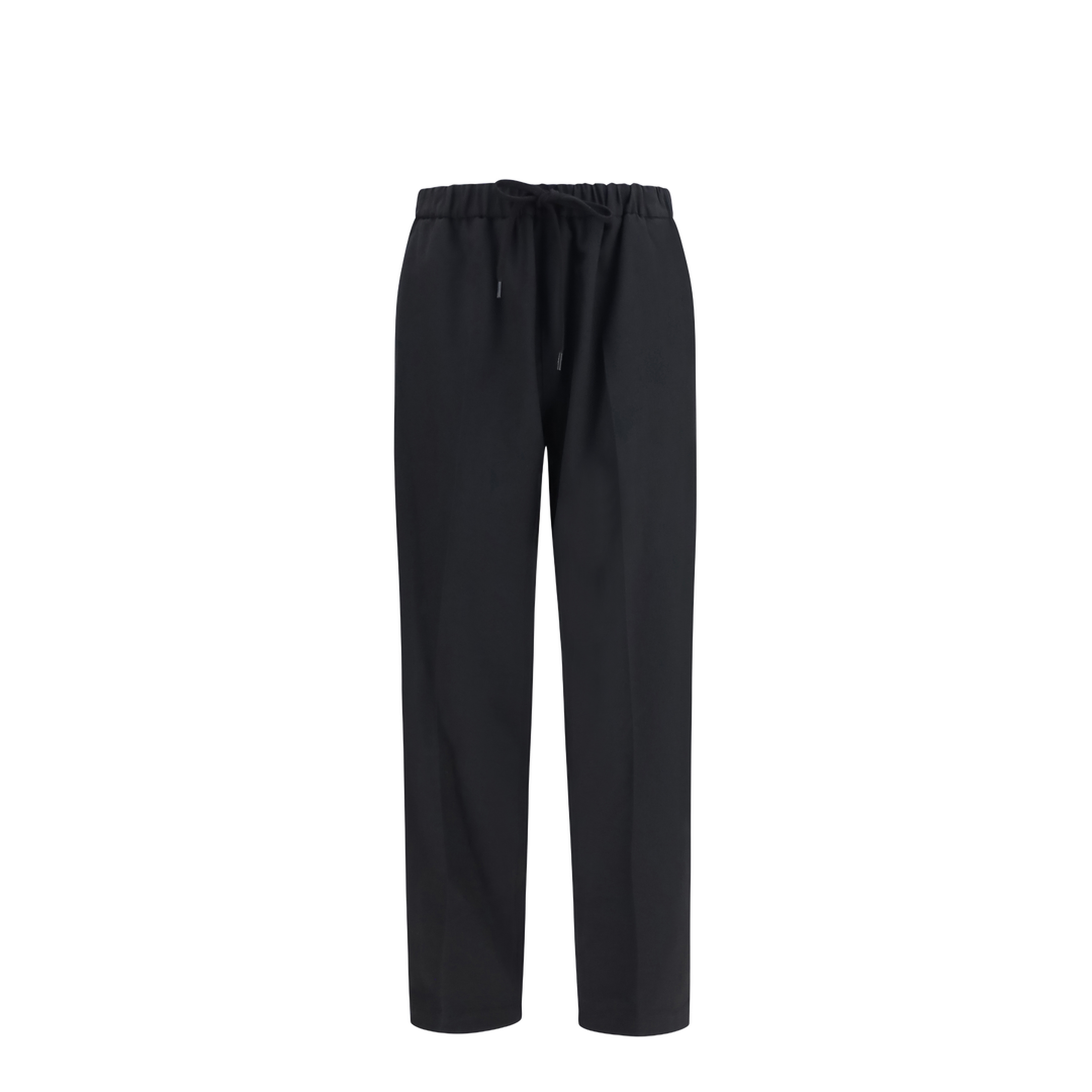 Drawstring Straight-Leg Pants - Image 1