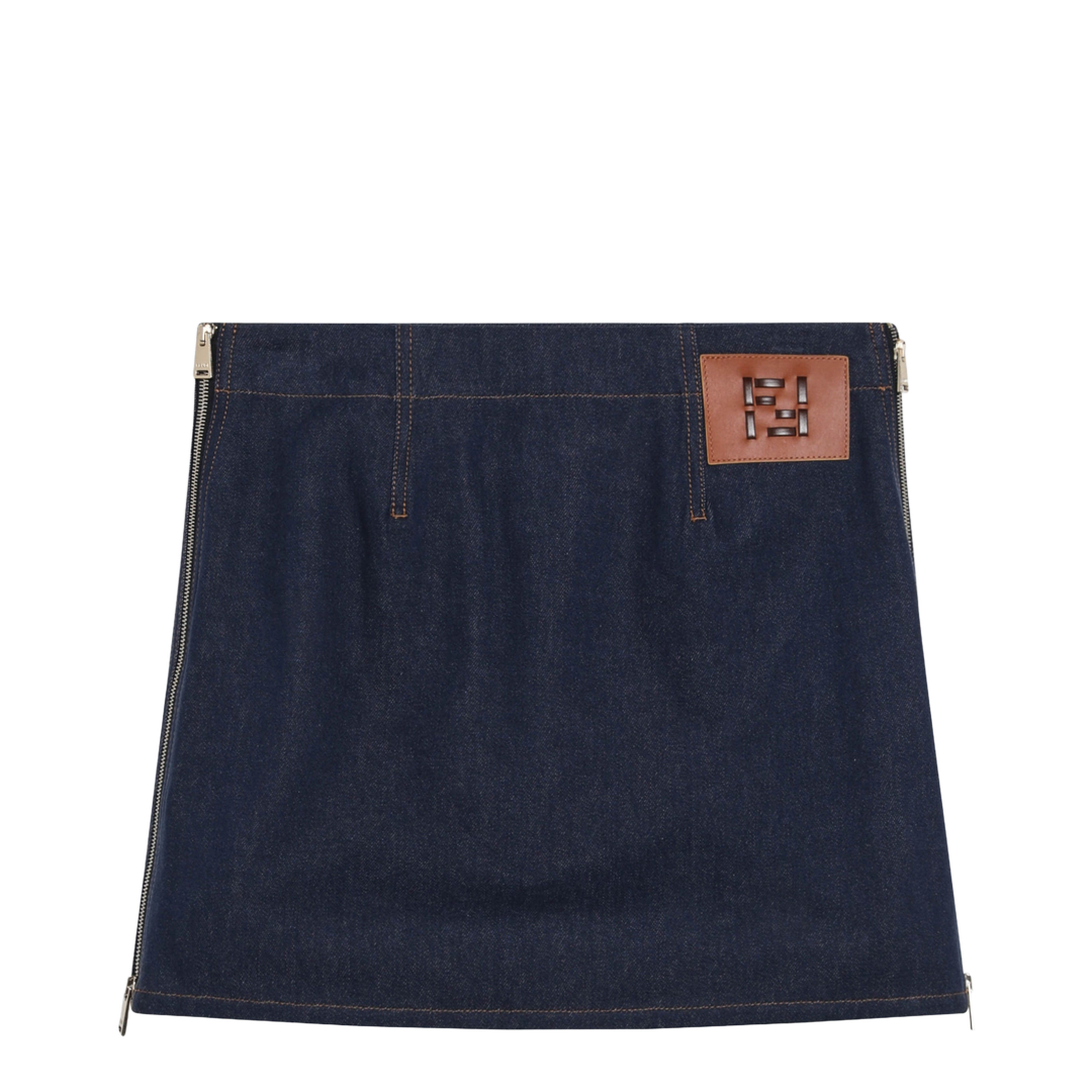 Navy Blue Mini Skirt - Image 2