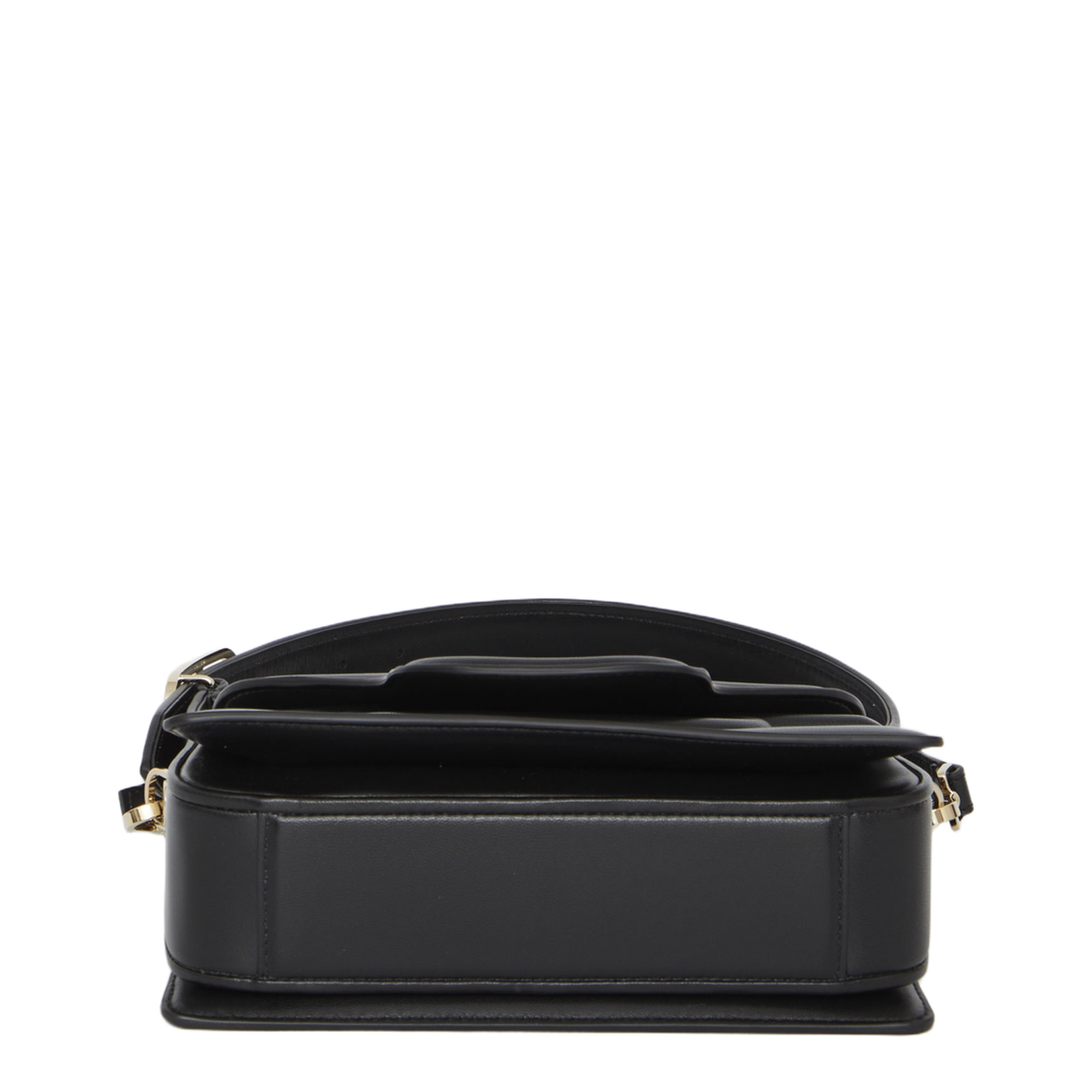 Black Leather Shoulder Bag - Image 4