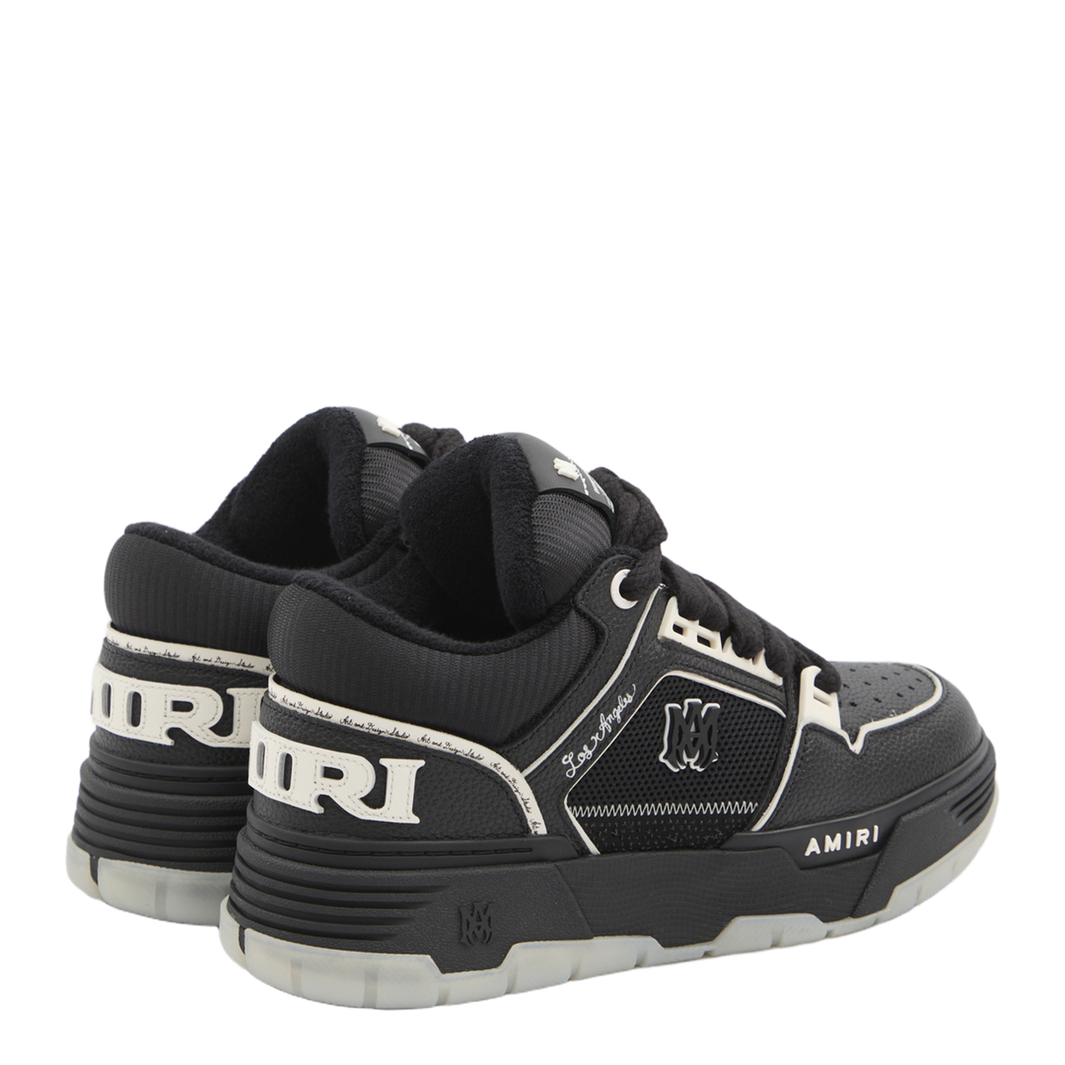 Leather Mesh Sneakers - Image 3