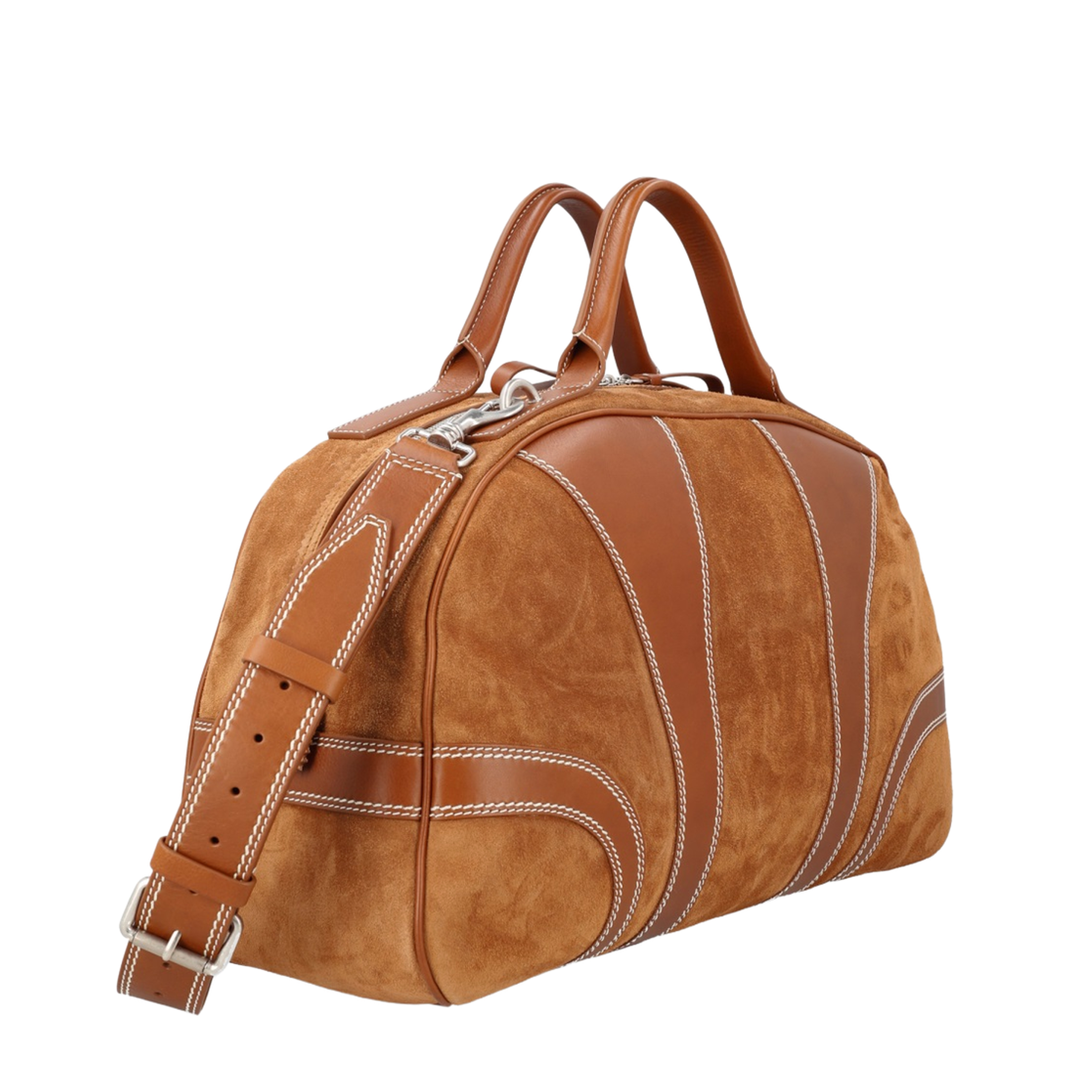 Suede Duffle Bag - Image 3