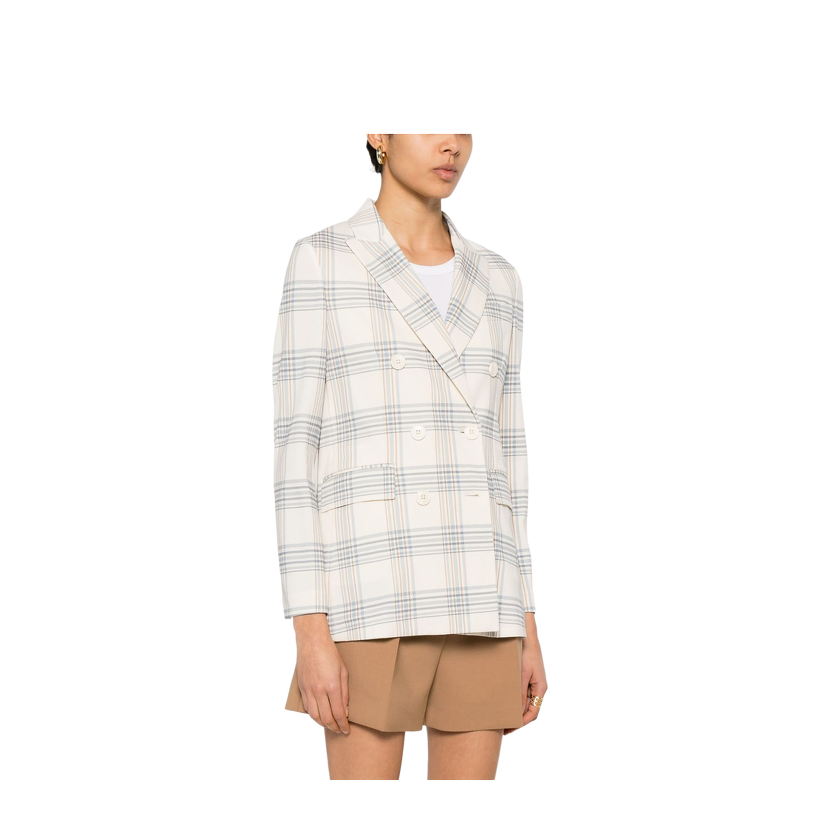 Cotton Double-Breasted Jacket - Image 5