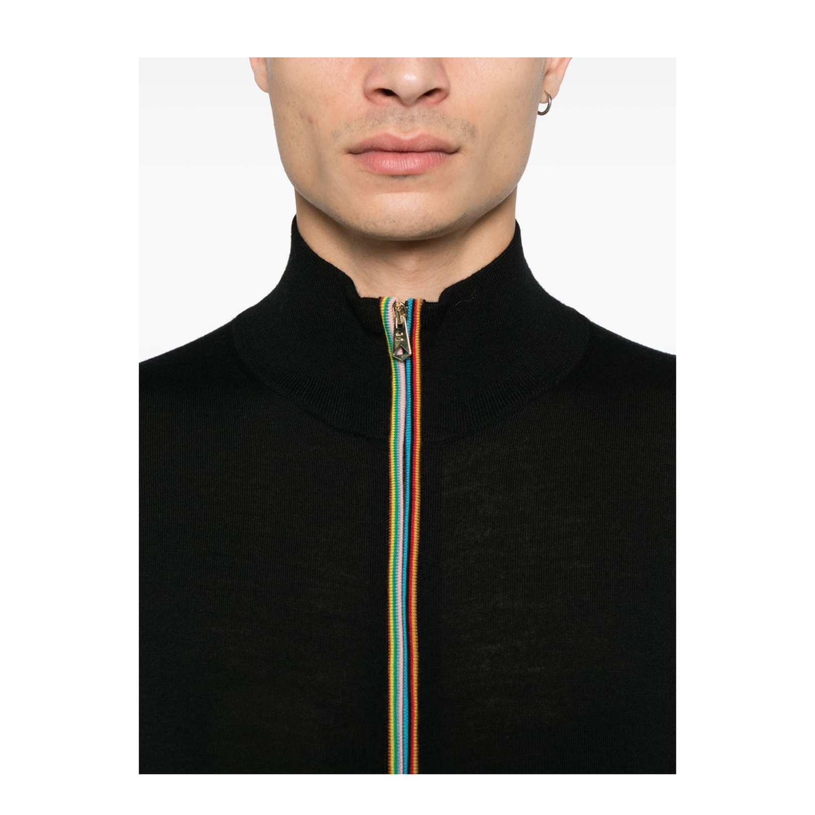 Wool Zipped Cardigan - Image 2